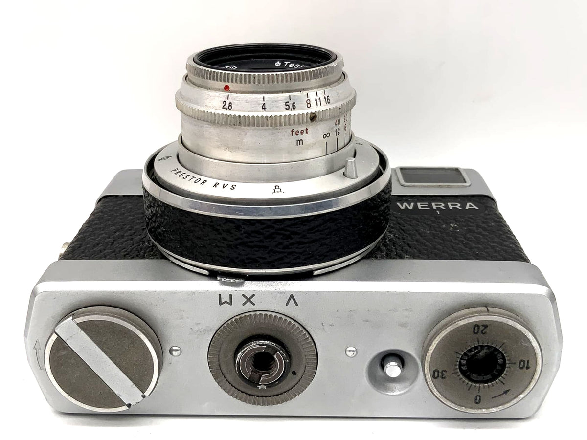 Carl Zeiss Werra 1 viewfinder camera with Tessar 2.8/50 Prestor RVS analog camera