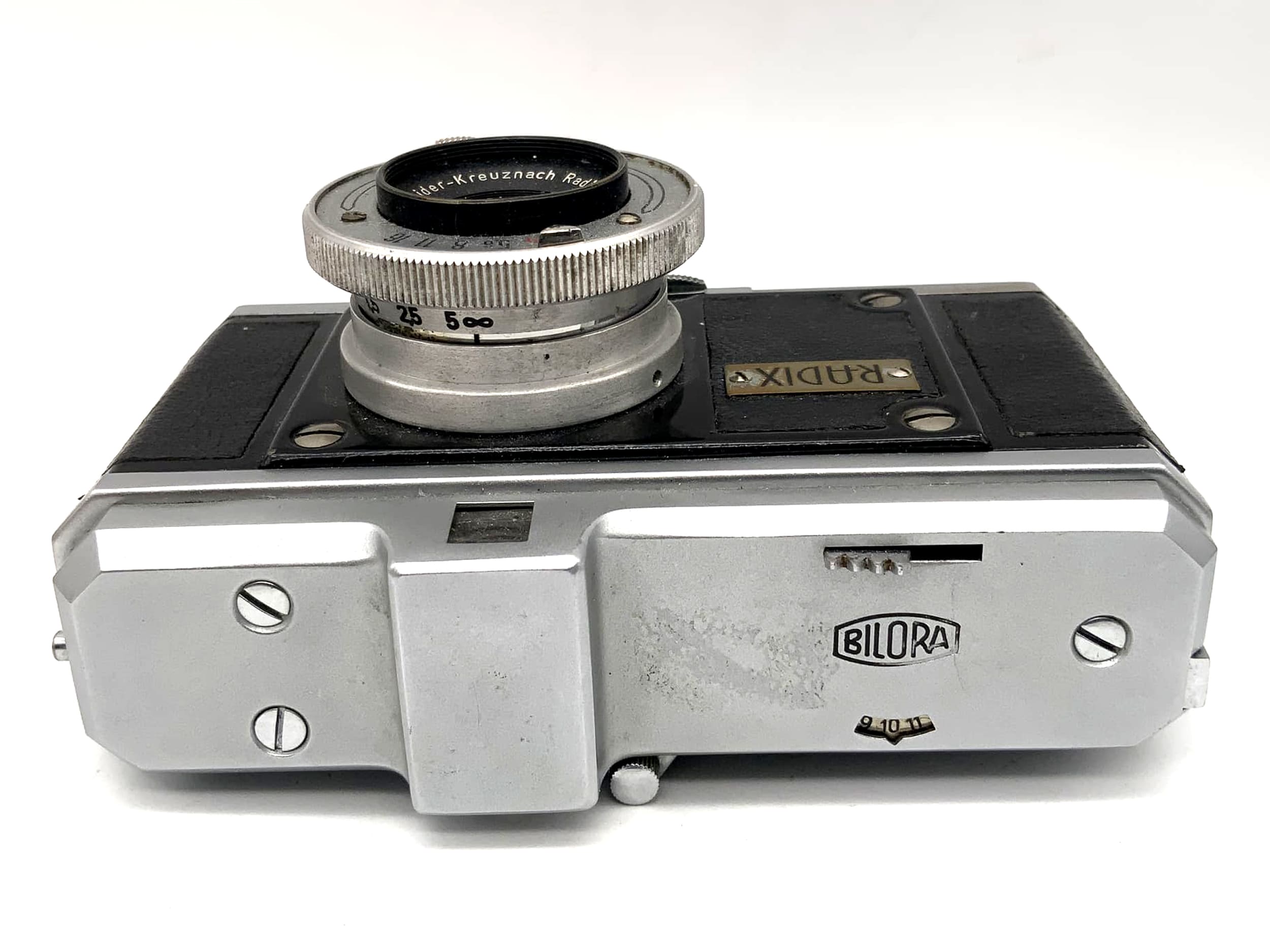 Bilora Radix viewfinder camera with Schneider Kreuznach Radionar 1:3.5/38 analog camera