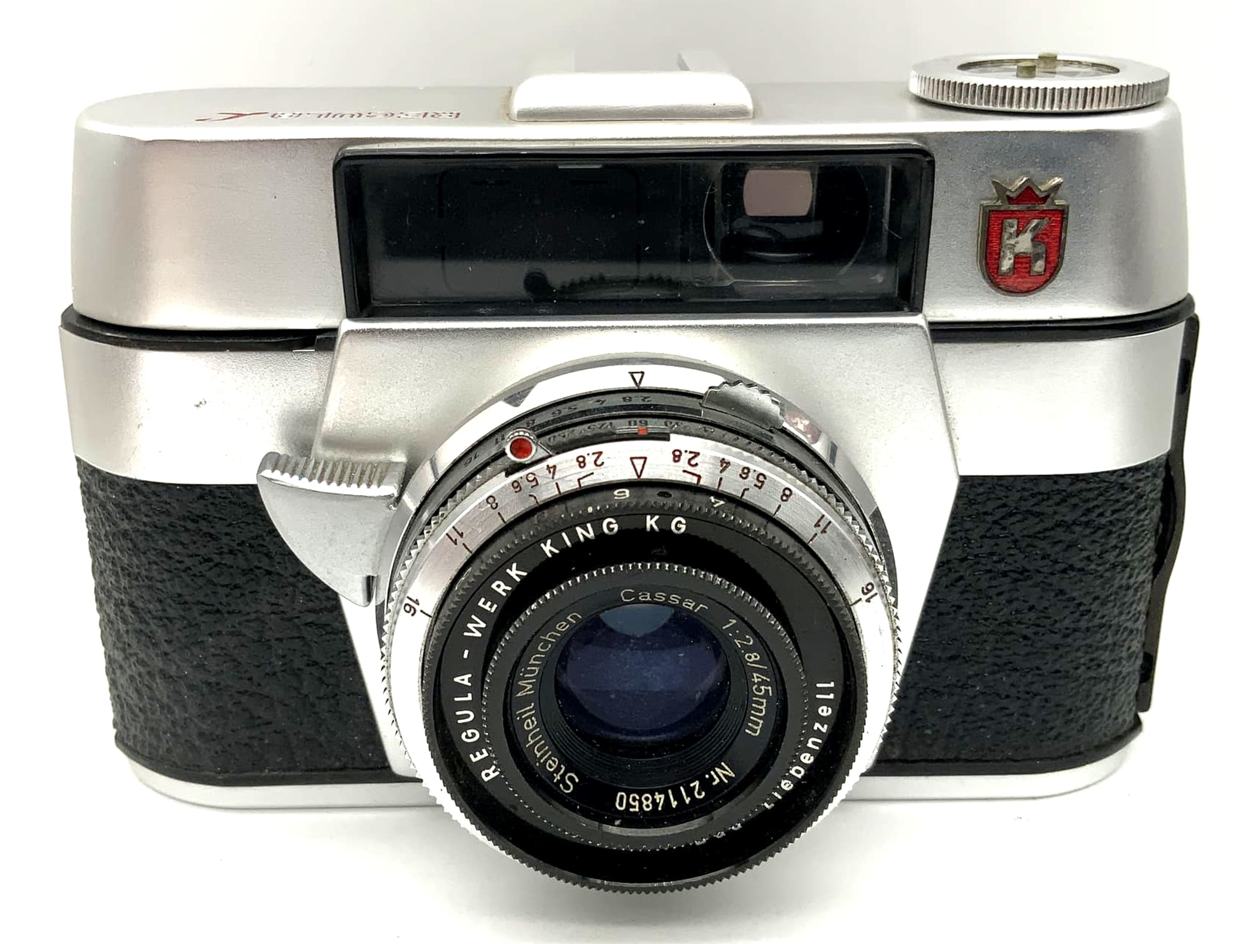 Regula L viewfinder camera Steinheil Munich Cassar 1:2.8 f=45mm Pronto analog camera