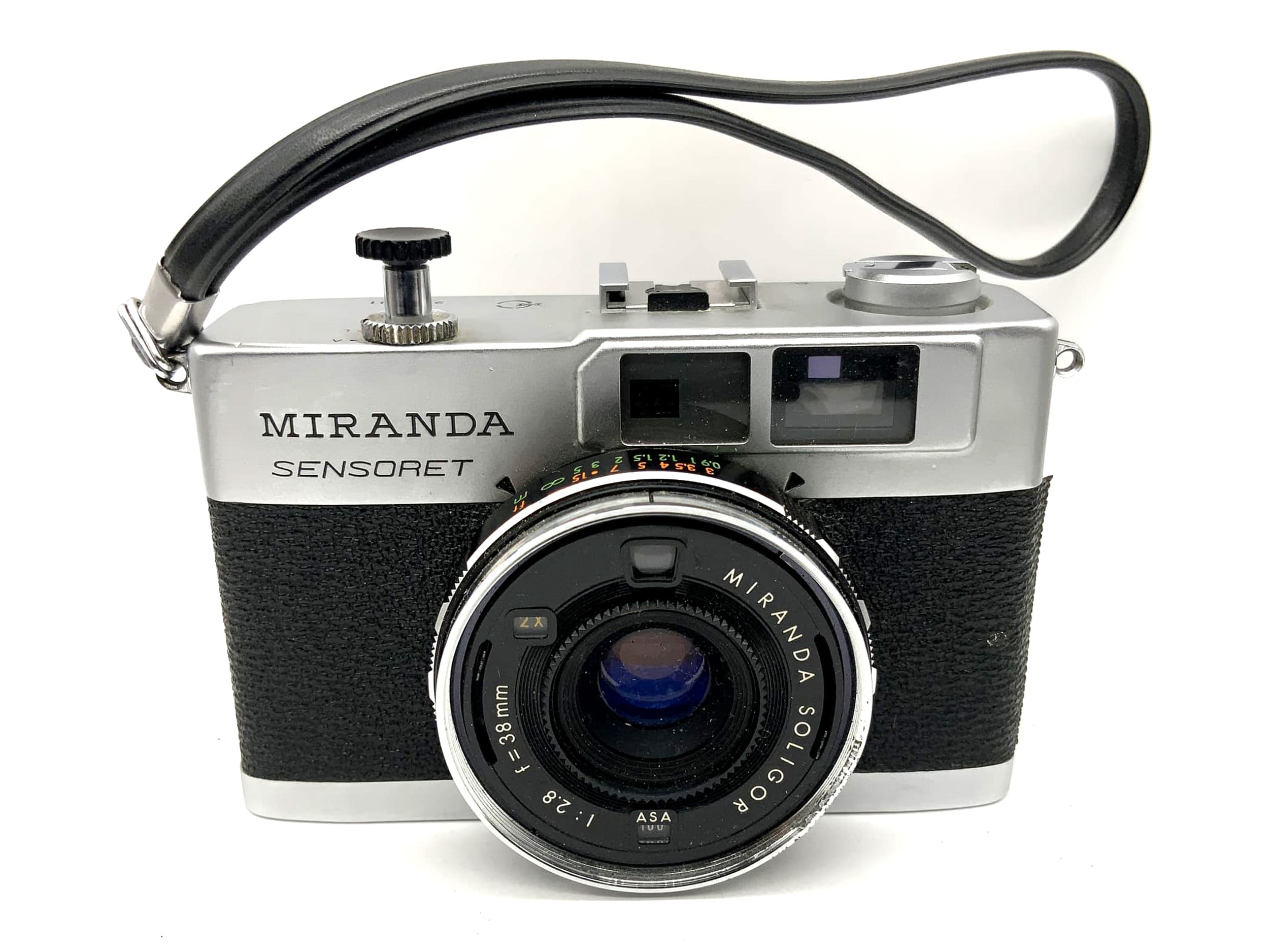 Miranda Sensoret viewfinder camera with Miranda Soligor lens 1:2.8 f=35mm analog camera