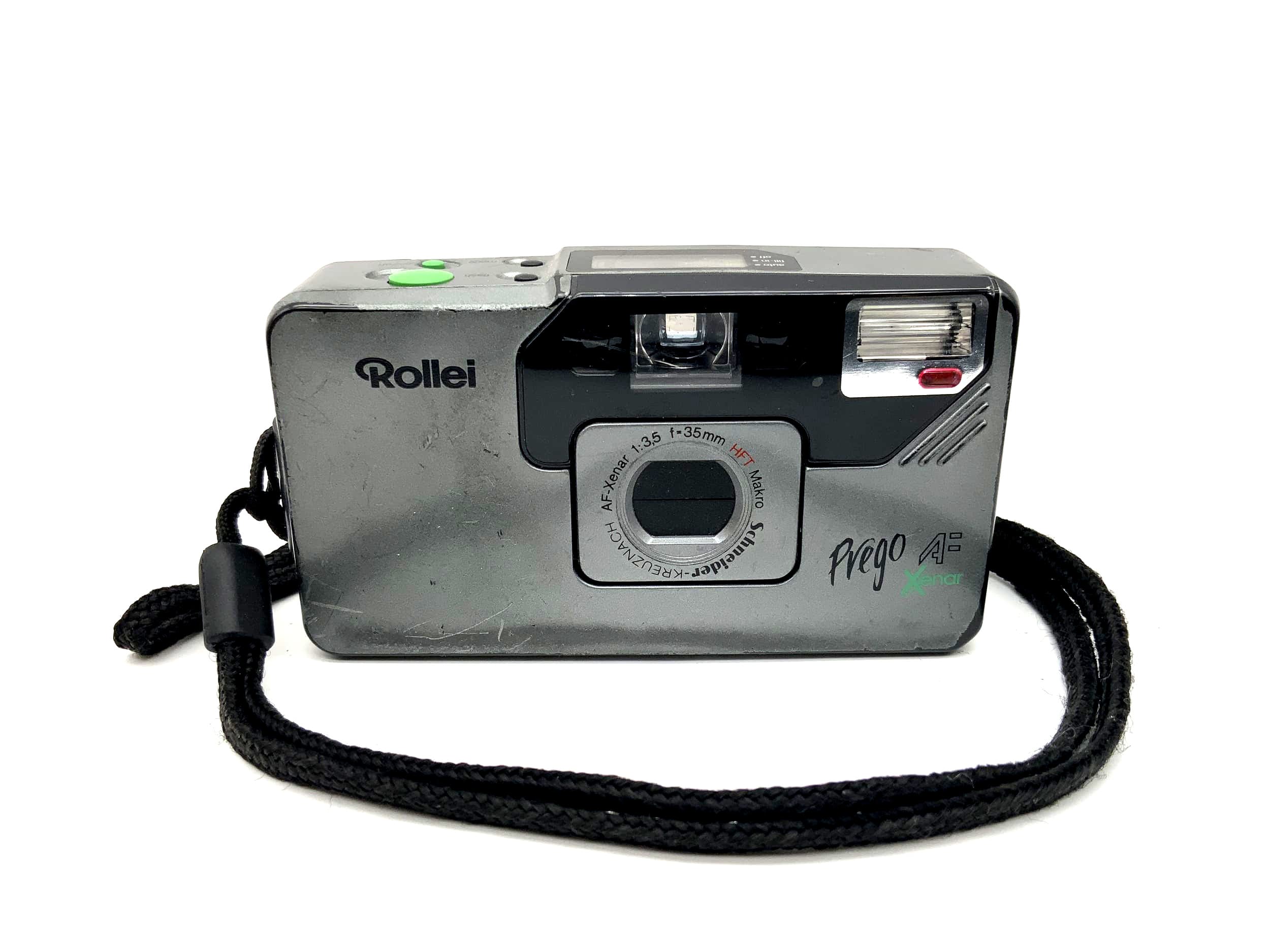 Rollei Prego AF Point&amp;Shoot with Xenar 1:3.5 f=35mm HFT Macro Analog Camera