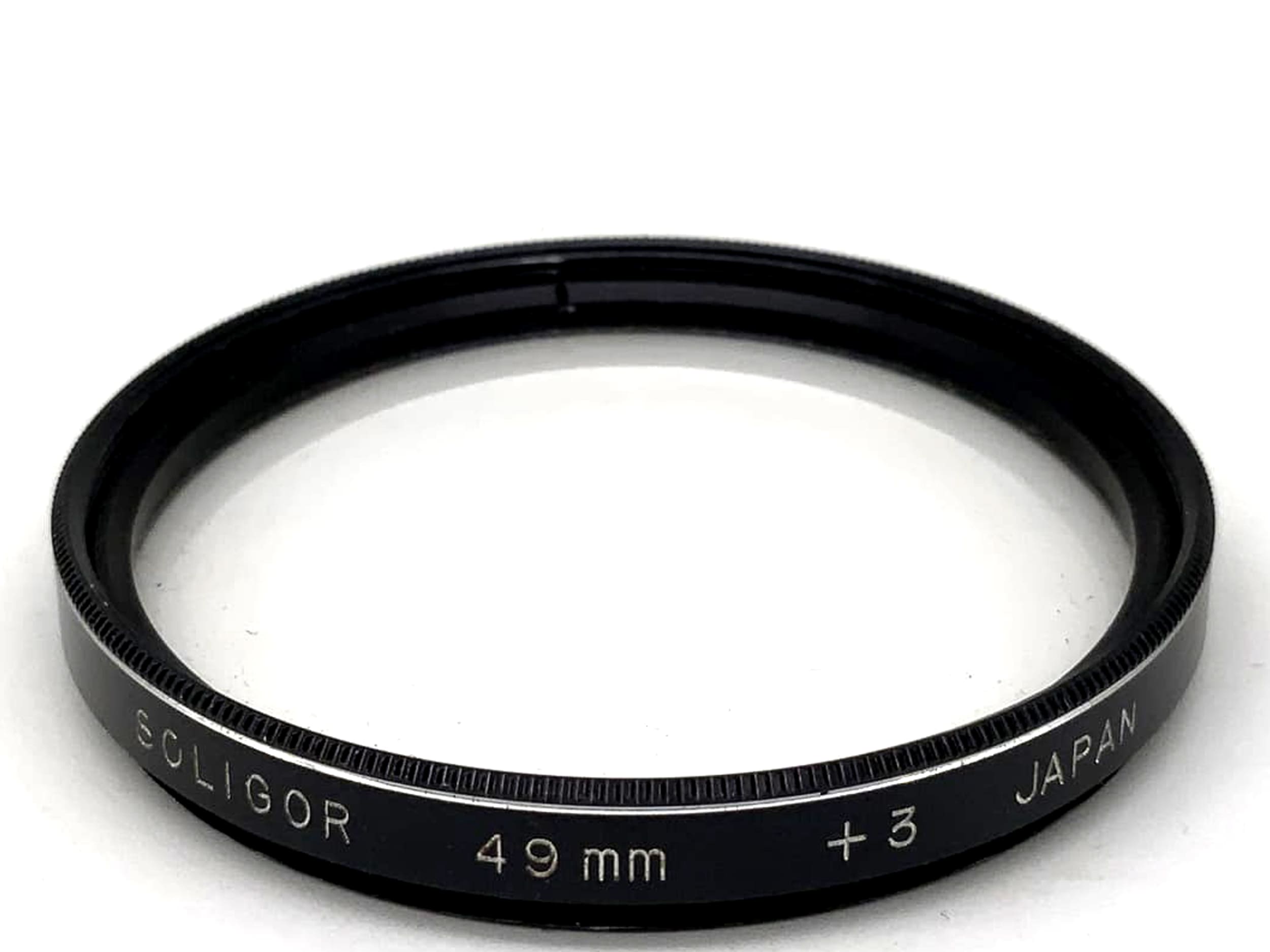 Soligor close-up lens, macro lens + 3 filters, 49mm circular, filter thread M49