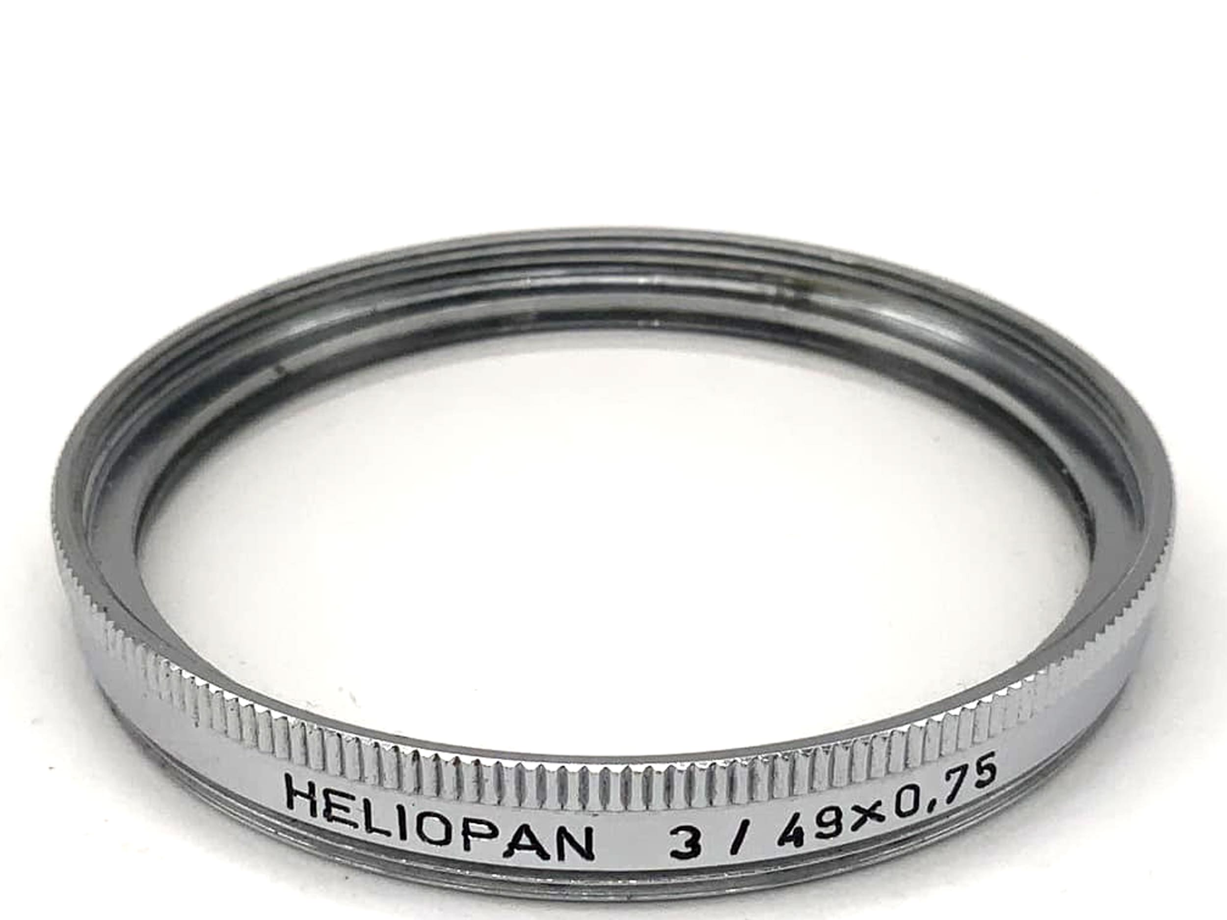 Heliopan Close-Up Macro Lens 3/49x0.75 Filter 49mm Circular M49