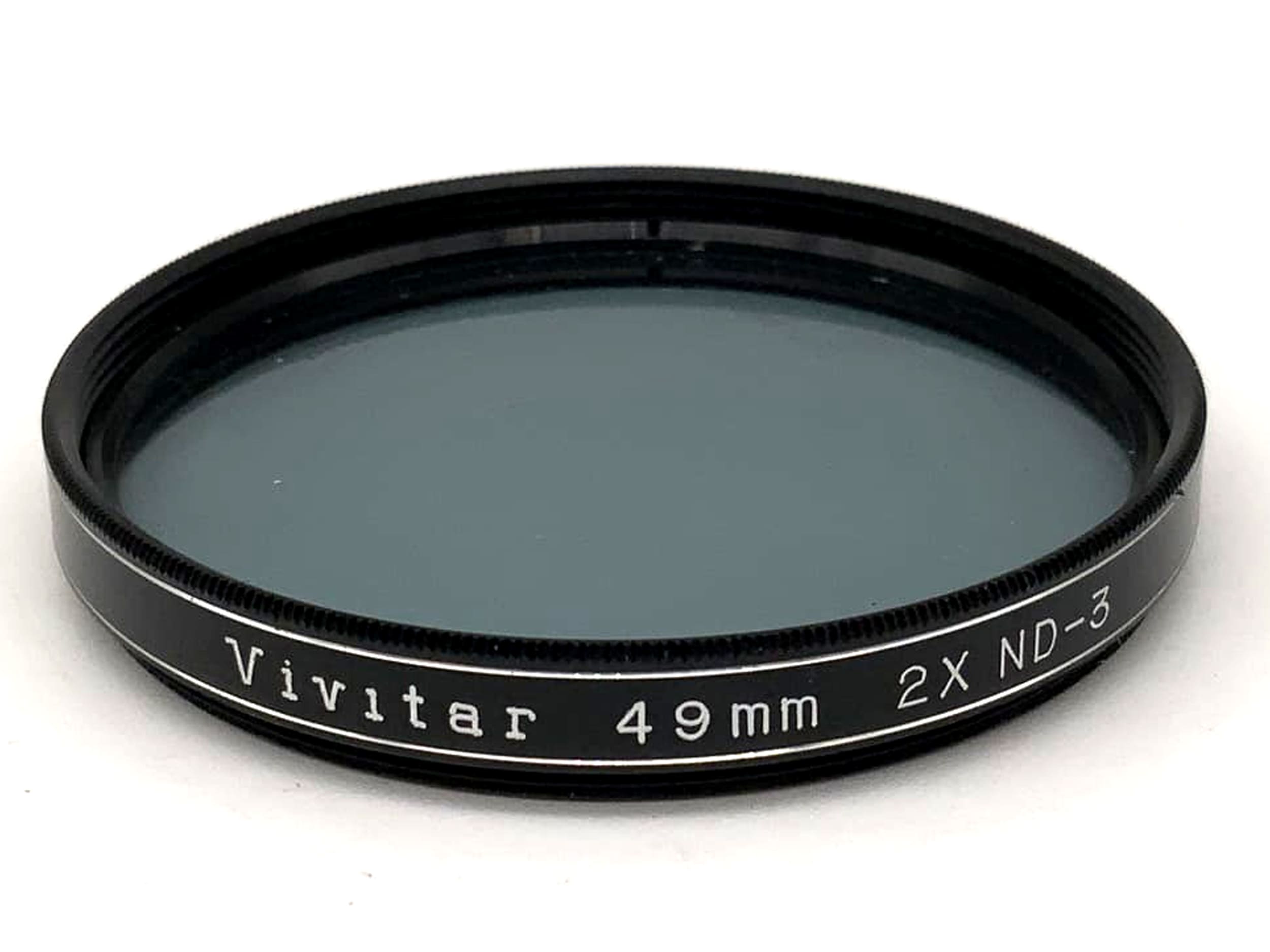 Vivitar 2x Neutral Density ND-3 Filter 49mm Circular M49
