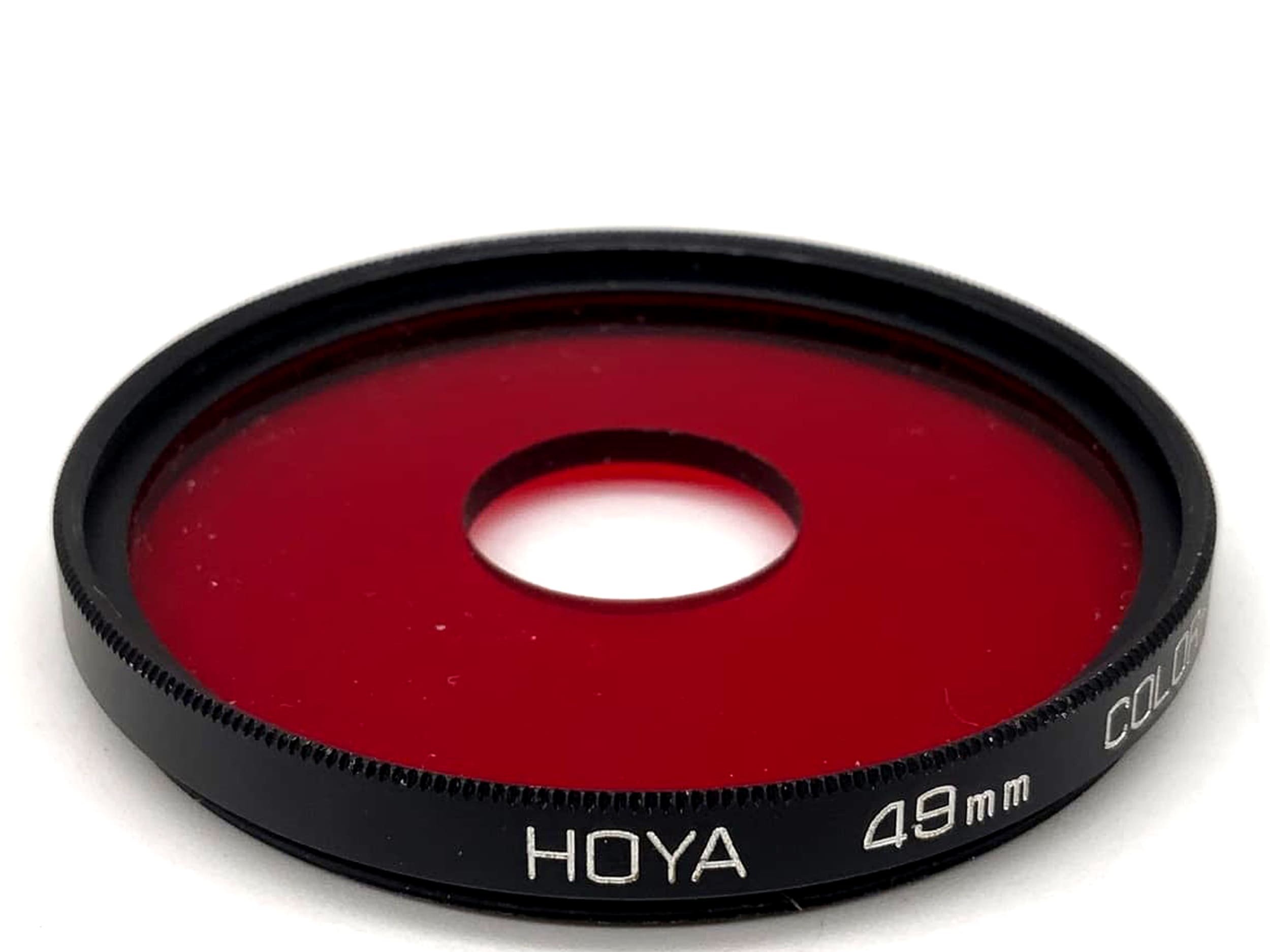 Hoya Color-Spot (Red) red filter, 49mm circular, M49 filter thread