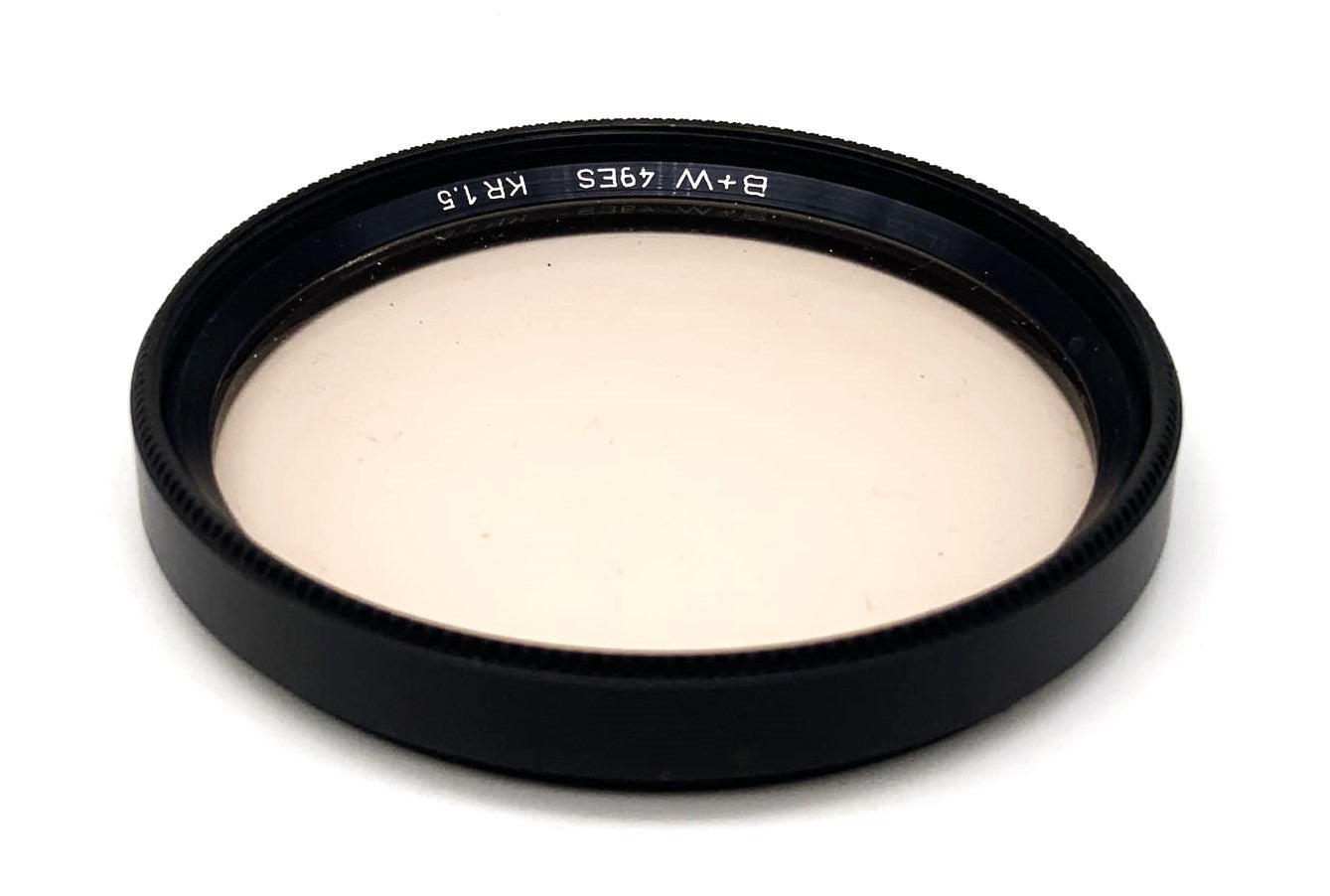 B+W Correction Filter KR1.5 Filter 49mm Circular Filter Thread M49