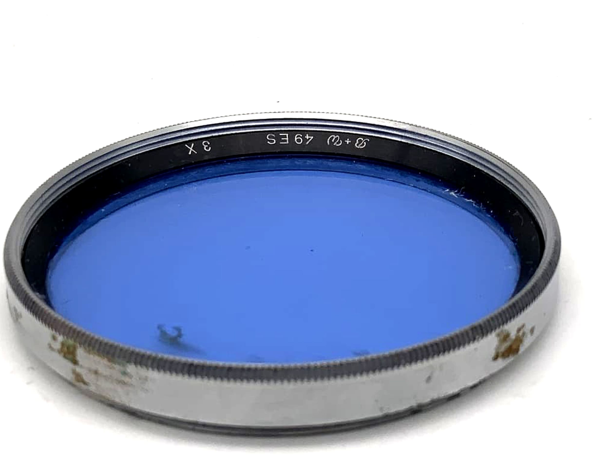 B+W Color Filter 3x Blue Filter 49mm Circular Filter Thread M49