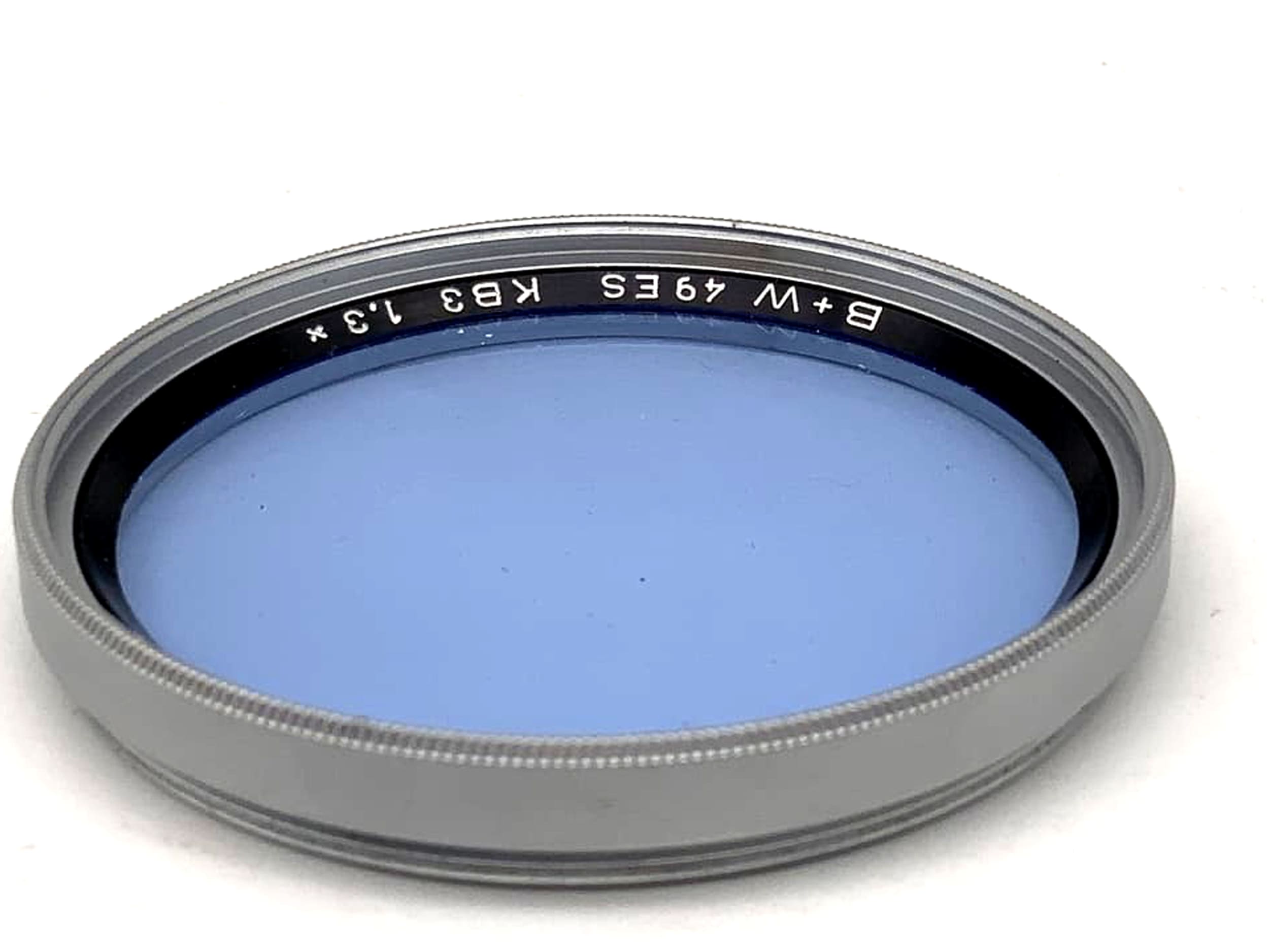 B+W Color Filter KB 3 1.3x Light Blue Filter 49mm Circular M49