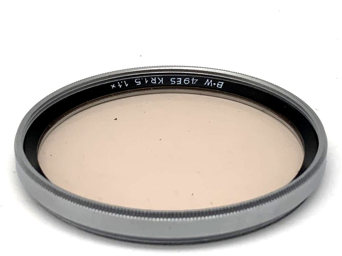 B+W Correction Filter KR 1.5 1.1x Filter 49mm Circular Filter Thread M49