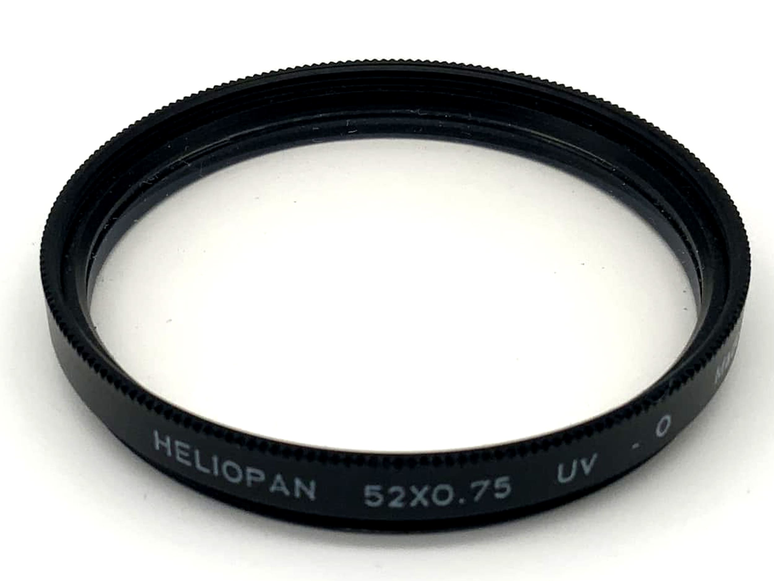 Heliopan UV Filter 52x0.75 UV -0 Filter 52mm Circular Filter Thread M52