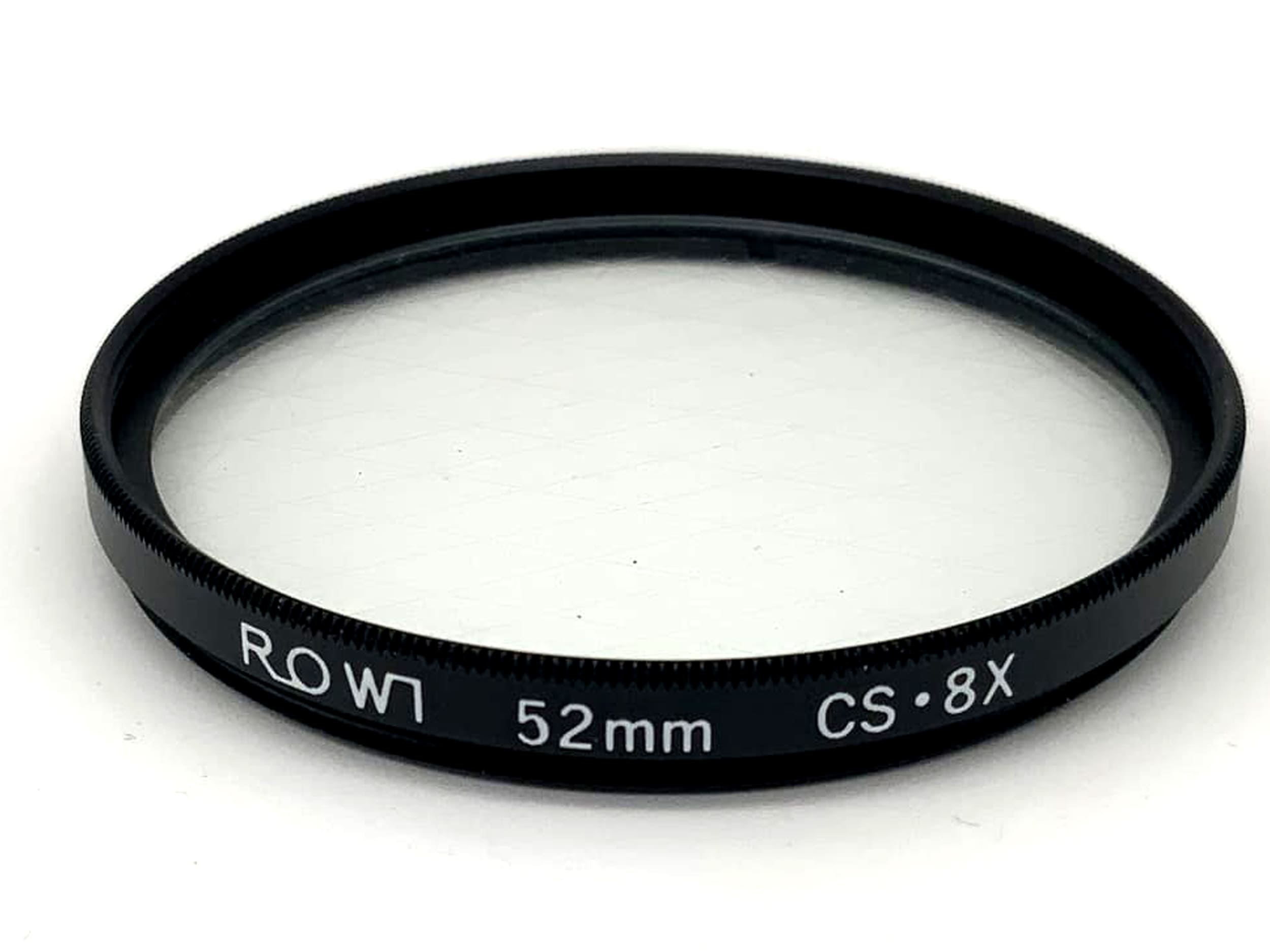 Rowi Close-Up Lens CS 8X Filter 52mm Circular Filter Thread M52