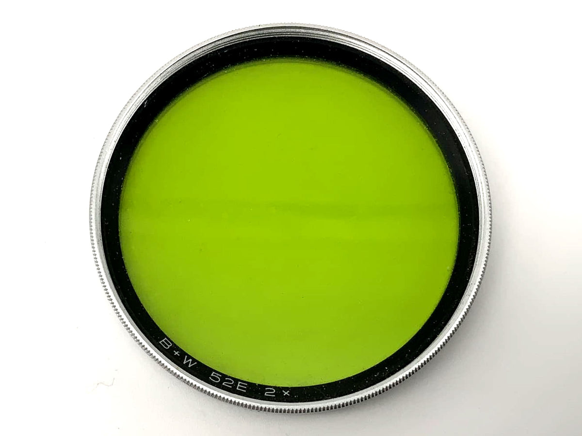 B+W Color Filter 2x Green Green Filter 52mm Circular Filter Thread M52