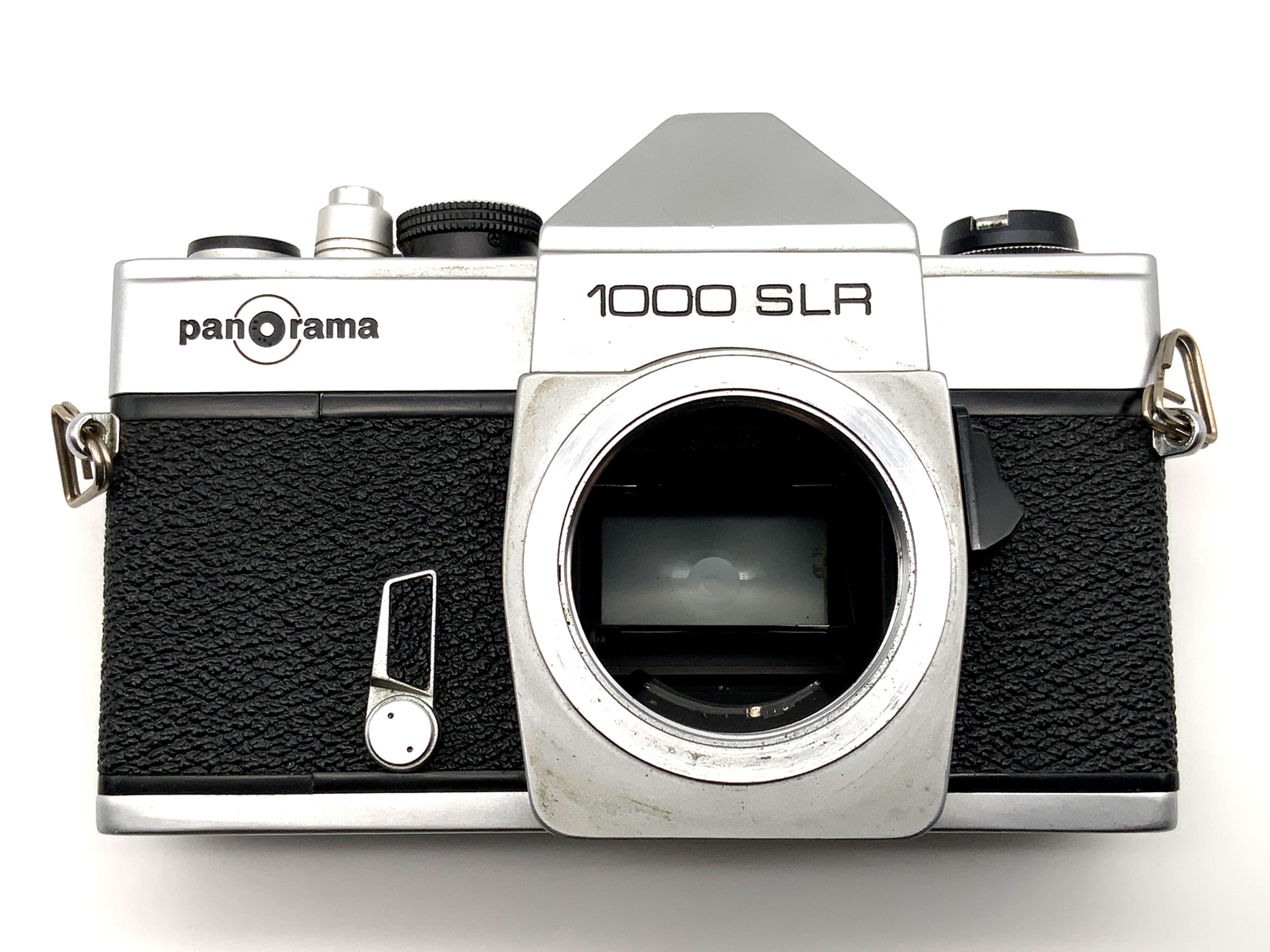 Panorama 1000 SLR! Light meter defective! Body of an analog SLR camera, 35mm lens.
