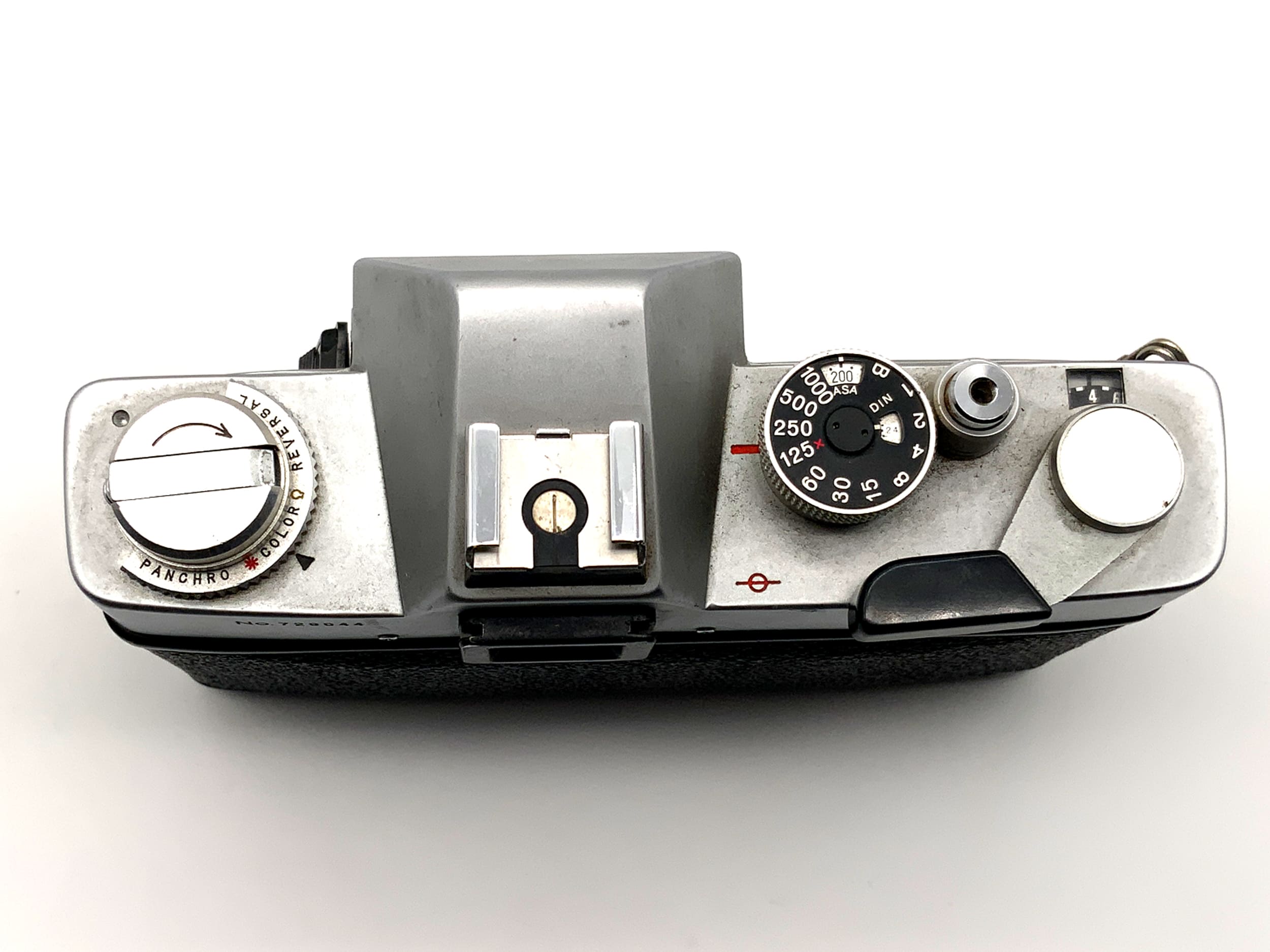 Porst Reflex C-TL! Light meter defective! SLR camera body, silver