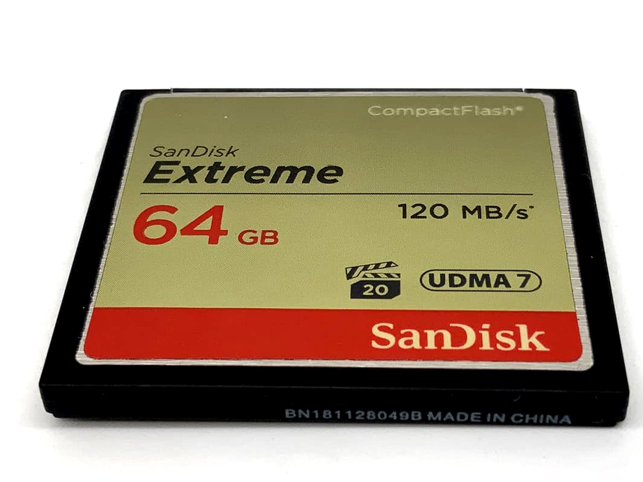 Compact Flash Cards: Selection of memory cards from 16MB to 64GB