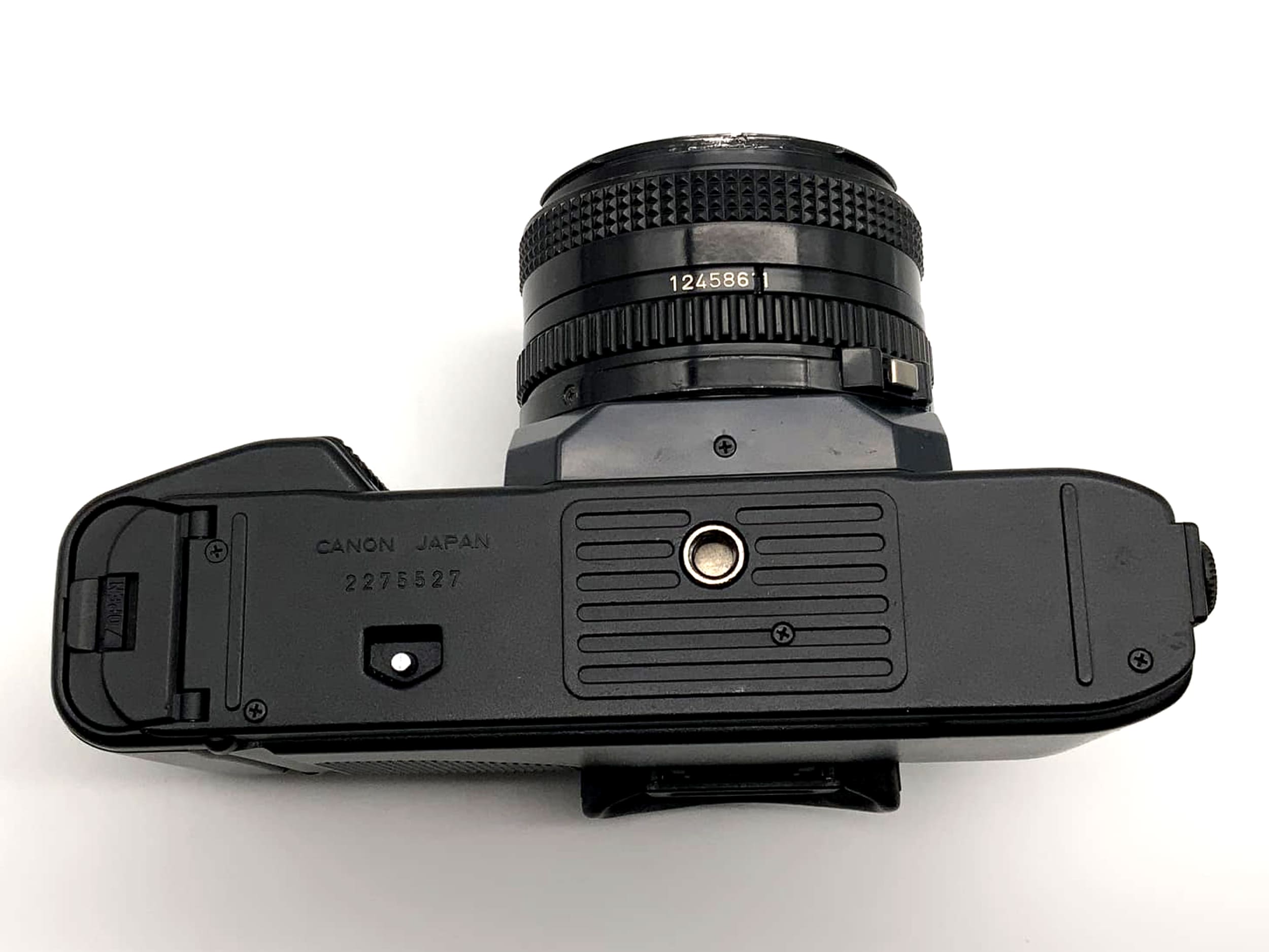 Canon T50 analog SLR camera with Canon 50mm 1/1.8 lens