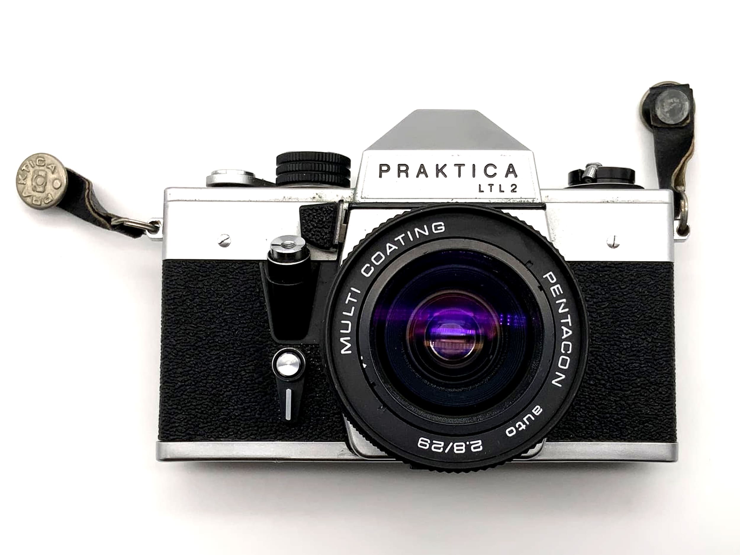 Pentacon Praktica LTL2 with 2.8 29mm lens, 35mm analog SLR camera