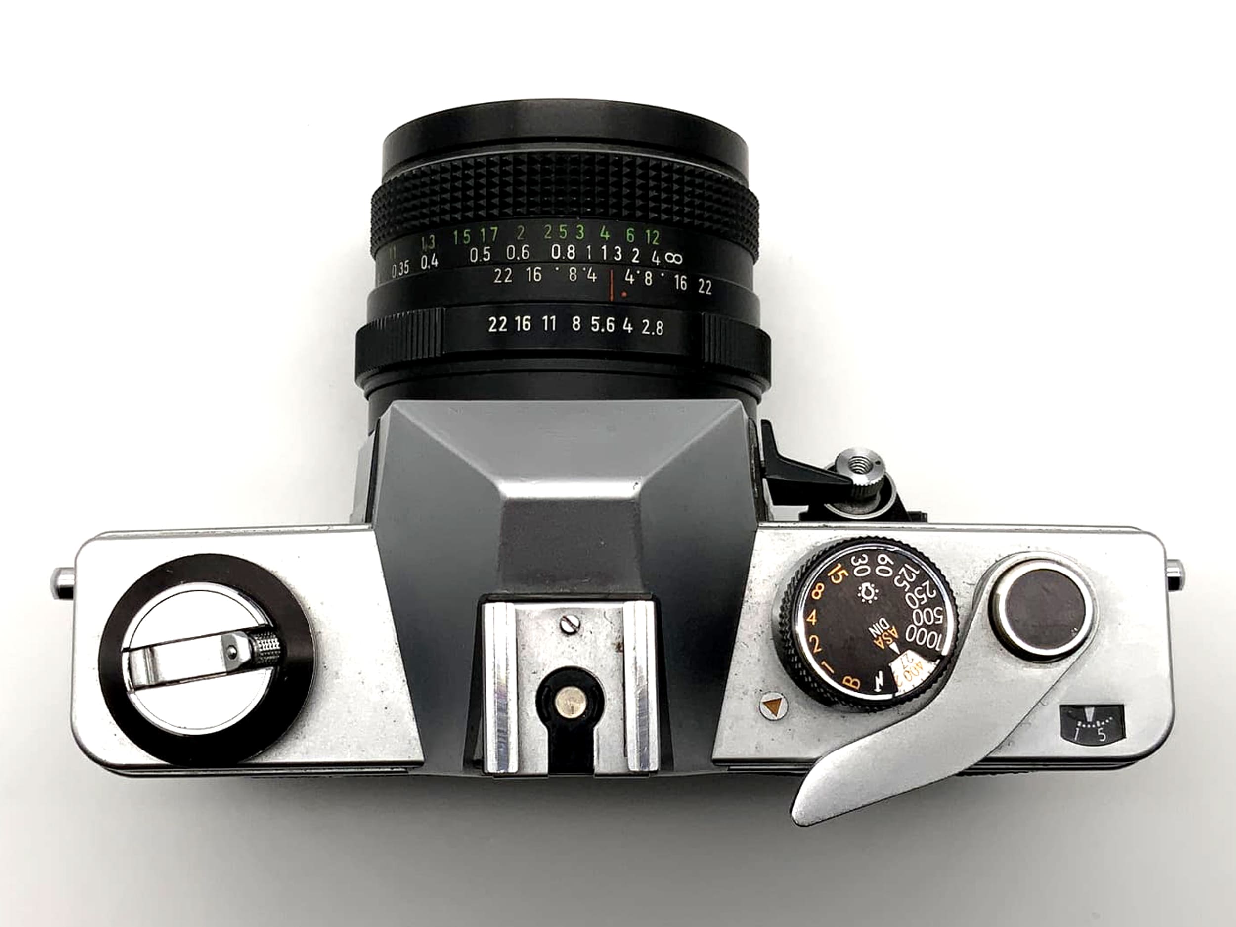 Pentacon Praktica LTL with 2.8 29mm lens, 35mm analog SLR camera