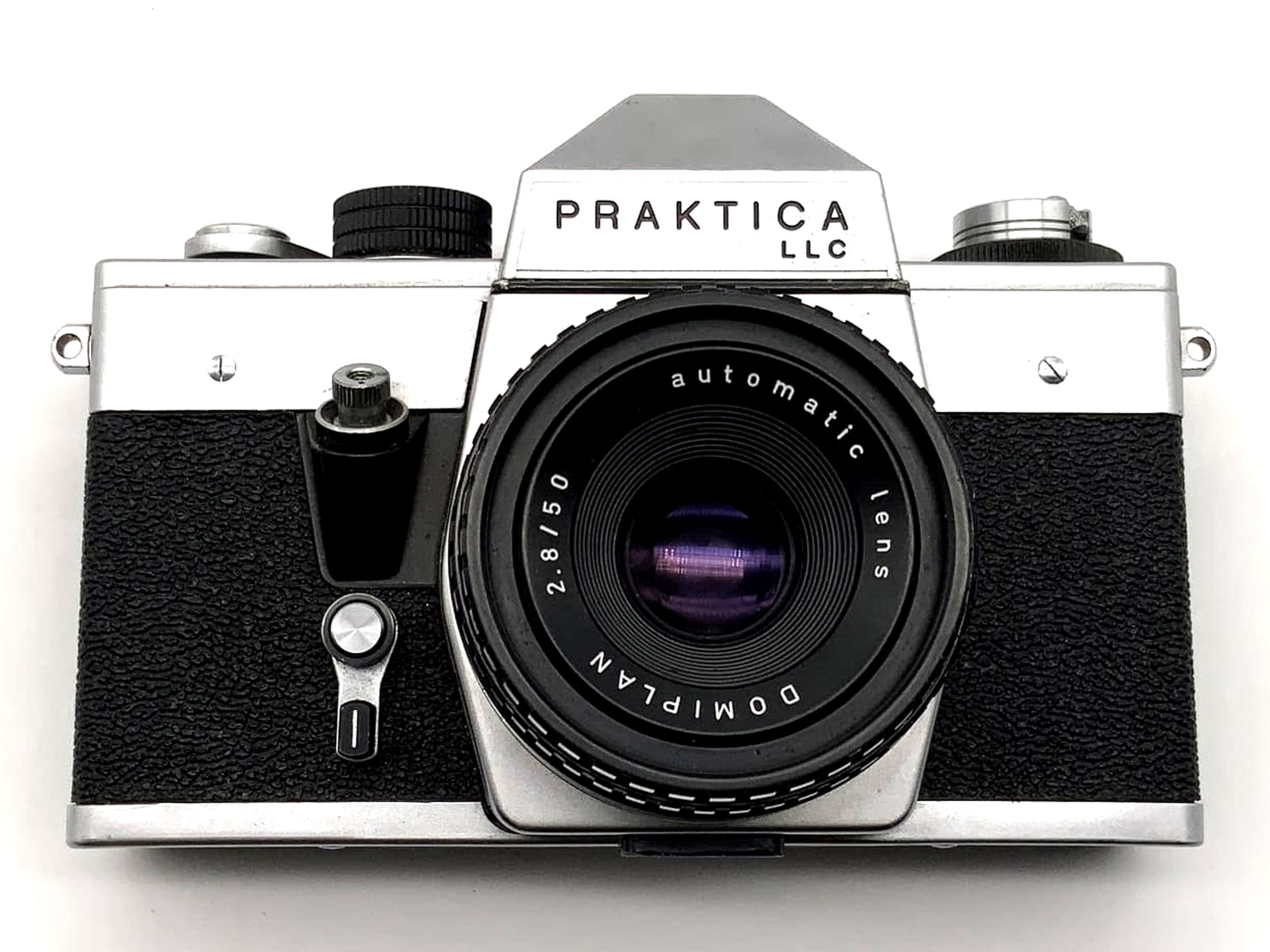 Pentacon Praktica LLC with Domiplan 2.8 50mm SLR camera 35mm analog