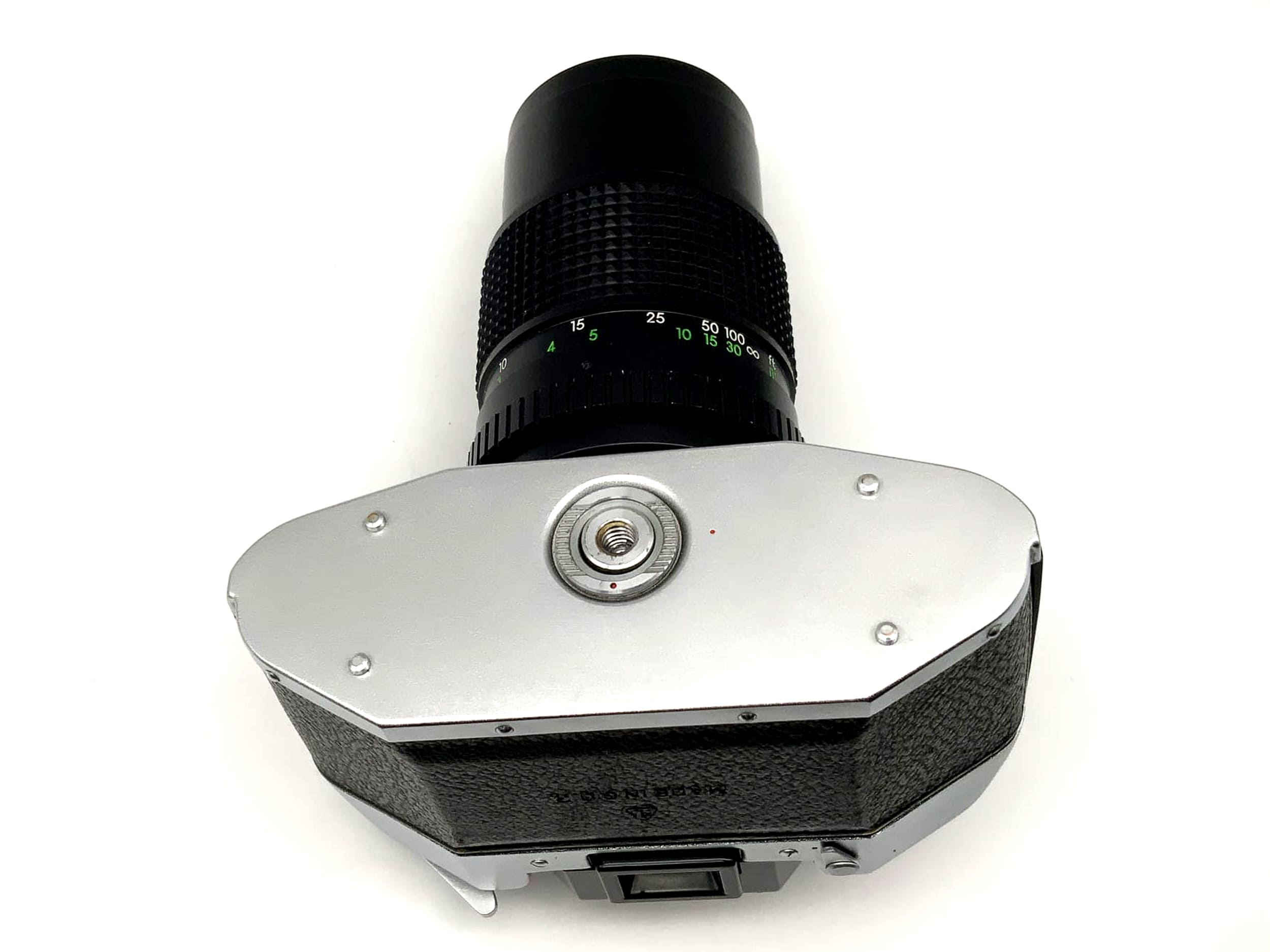 Exakta Exa 1b analog SLR camera with Revuenon 1:2.8 135mm lens