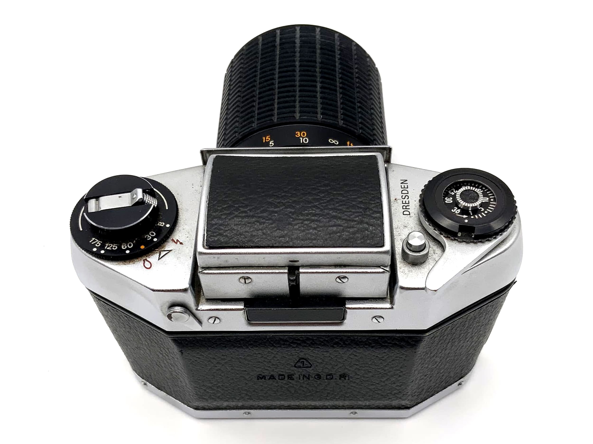 Exakta EXA 1b with 4.0-5.6 70-210mm lens, 35mm analog SLR camera
