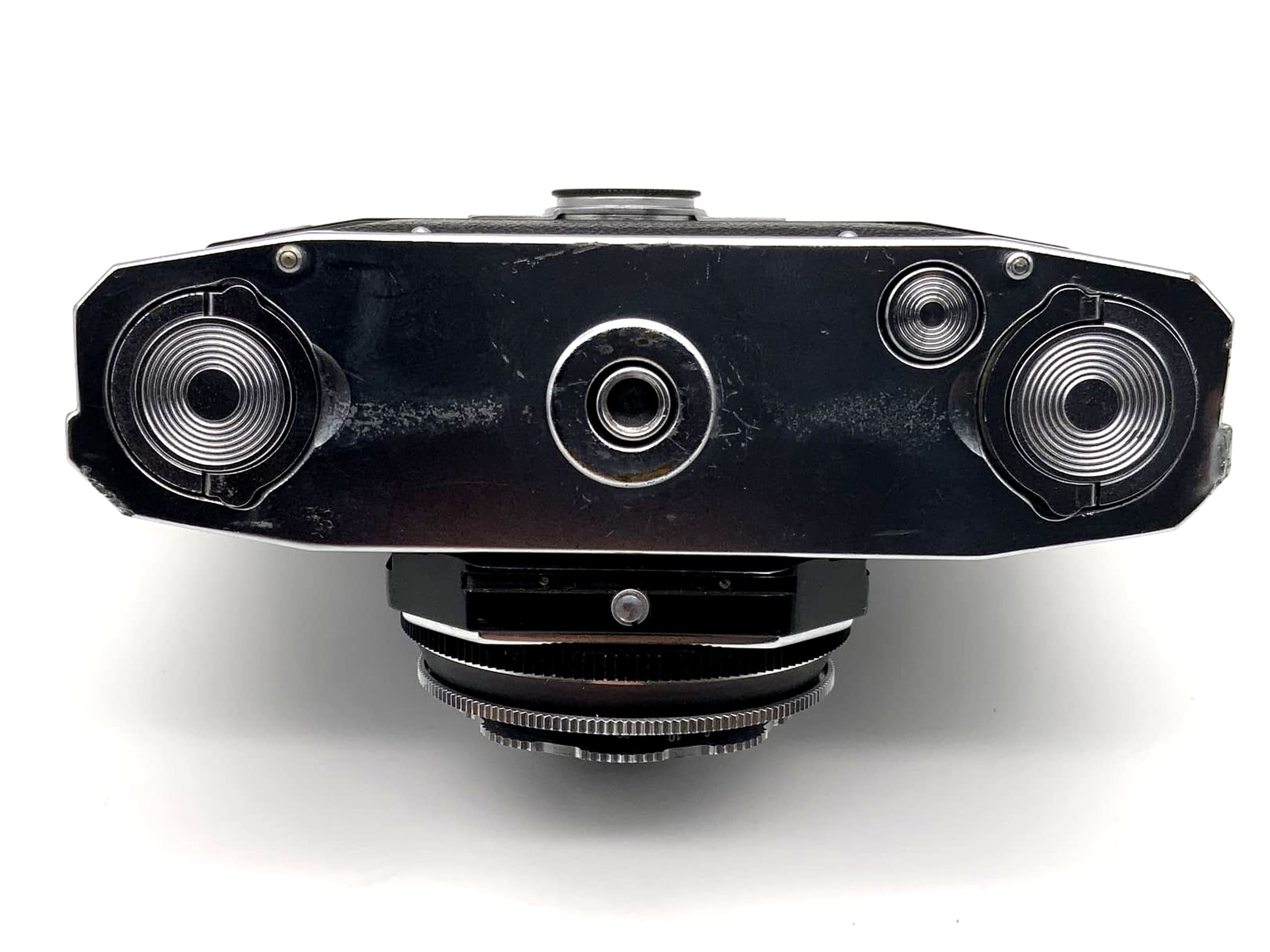 Zeiss Ikon Contaflex Tessar 2.8 45mm camera Synchro Compur analog camera 35mm