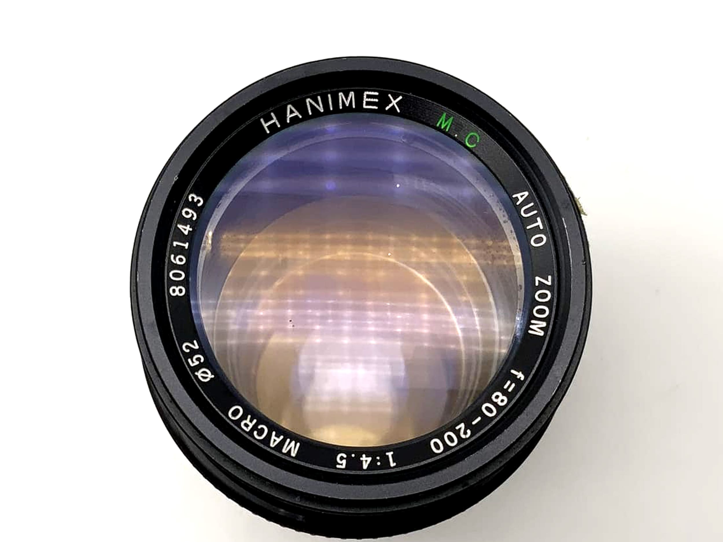 Hanimex MC Auto Zoom 1:4.5 80-200mm Lens Canon FD Analog
