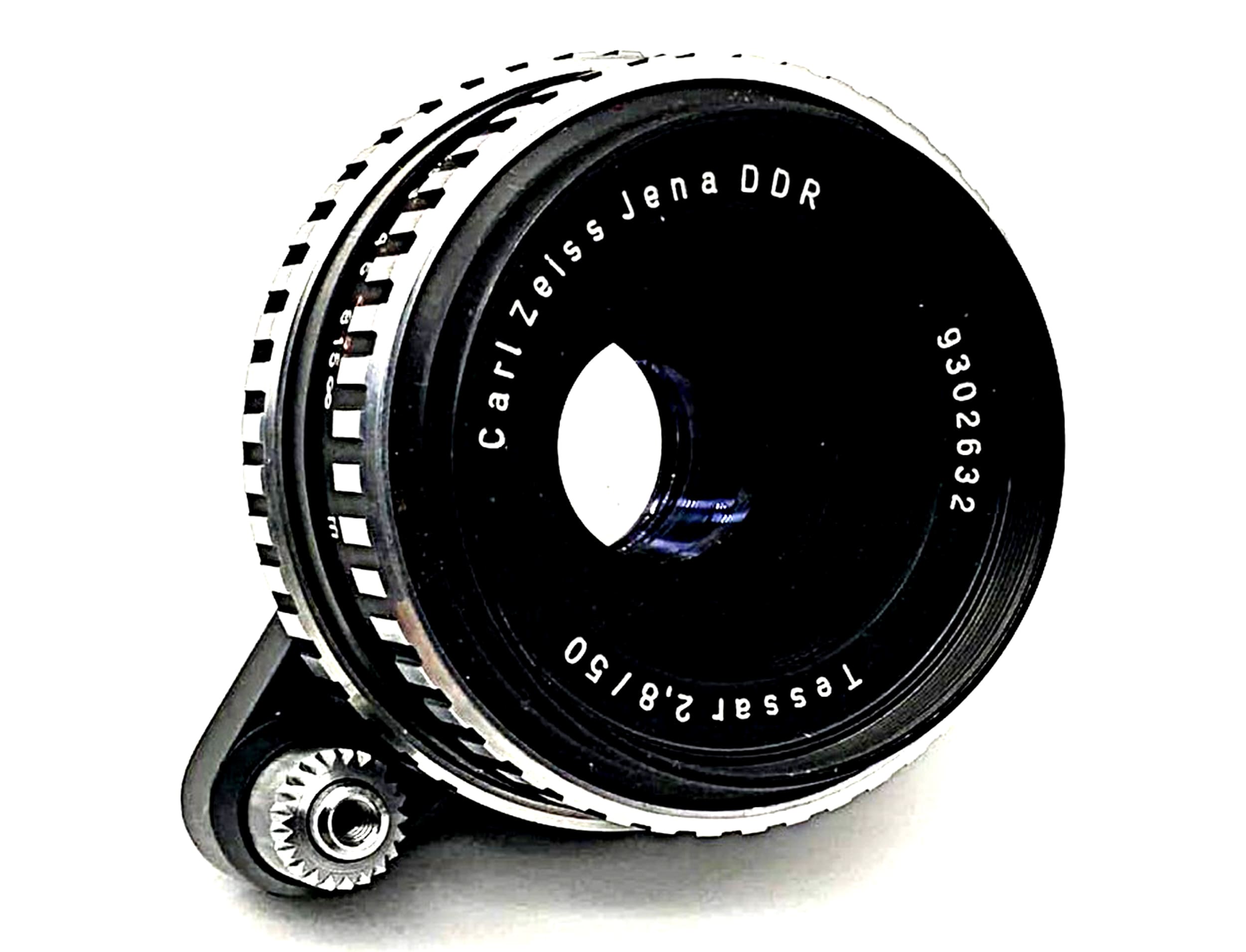 Carl Zeiss Jena Tessar analog lens 50mm f/2.8 for Exakta Exa mount Zebra