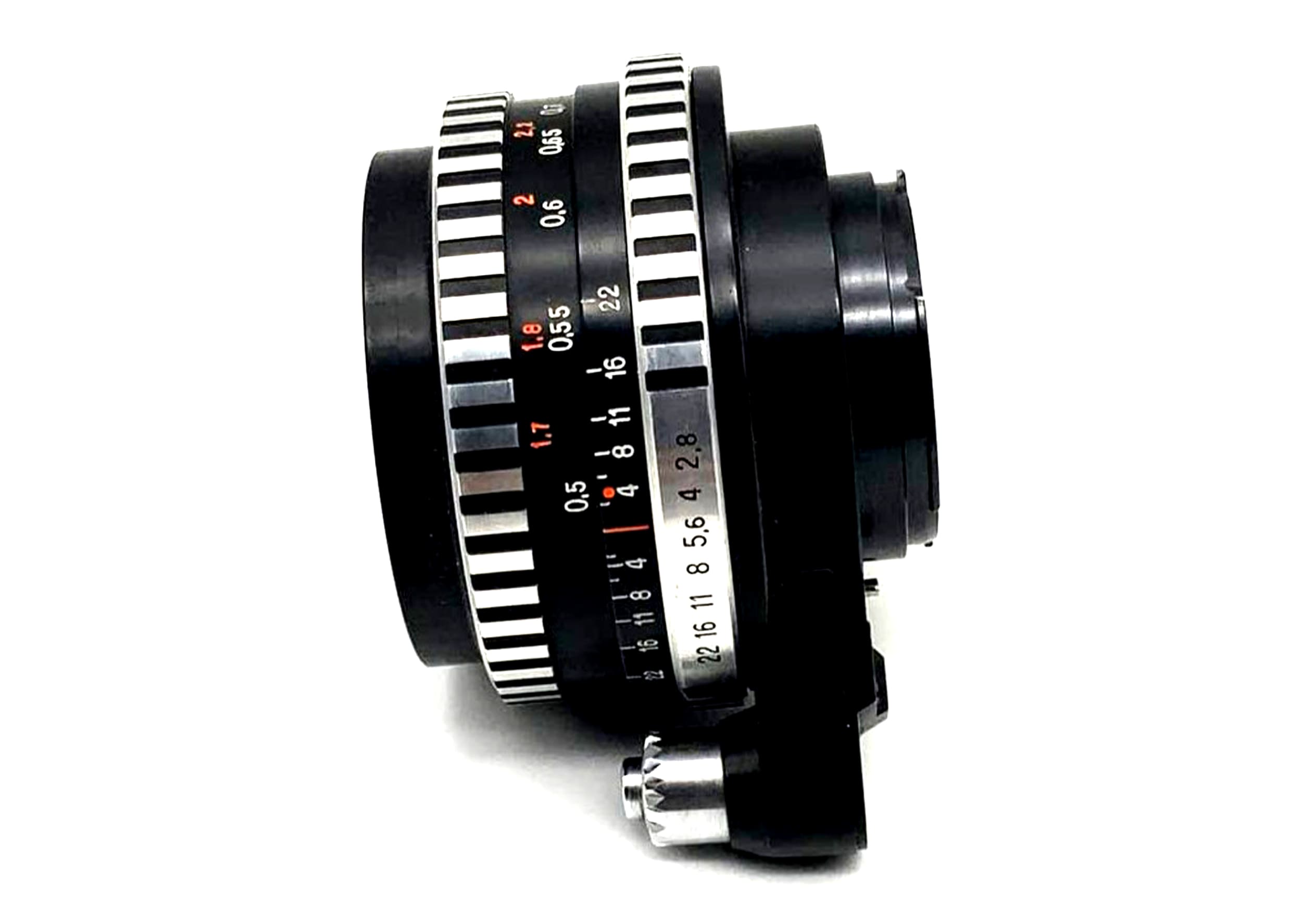 Carl Zeiss Jena Tessar analog lens 50mm f/2.8 for Exakta Exa mount Zebra