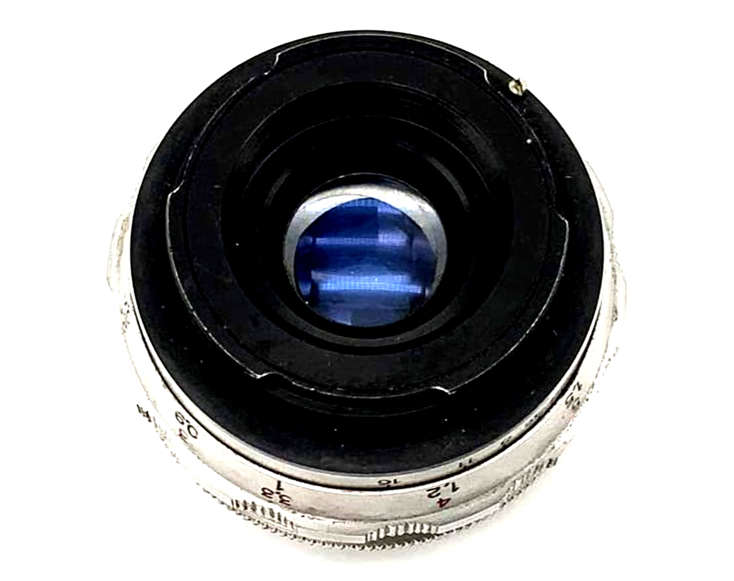 E. Ludwig Meritar f/2.9 50mm Red V lens, analog Exa mount