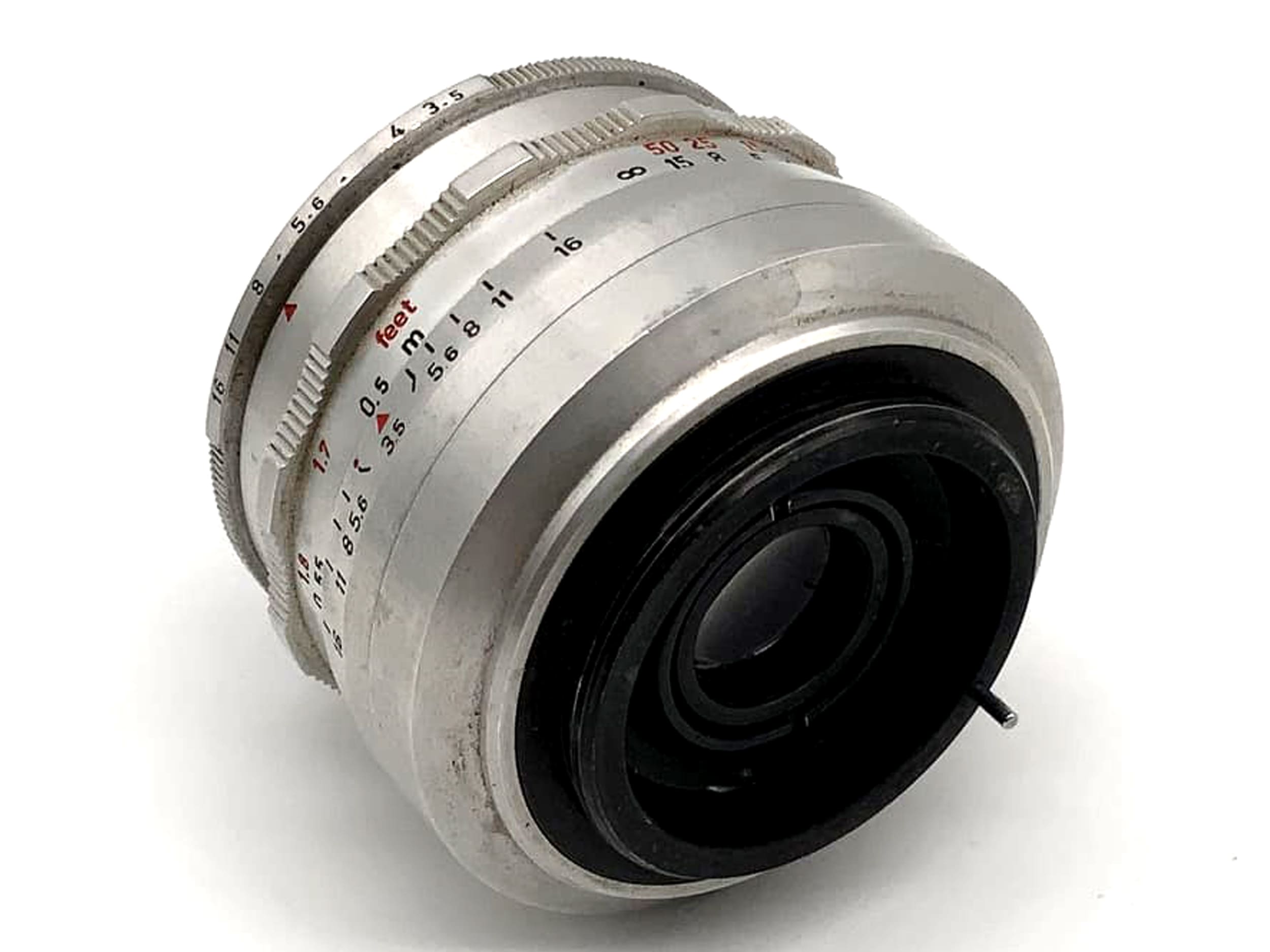 Meyer Optik Görlitz Primotar E lens M42 analog 50mm f/3.5 red V