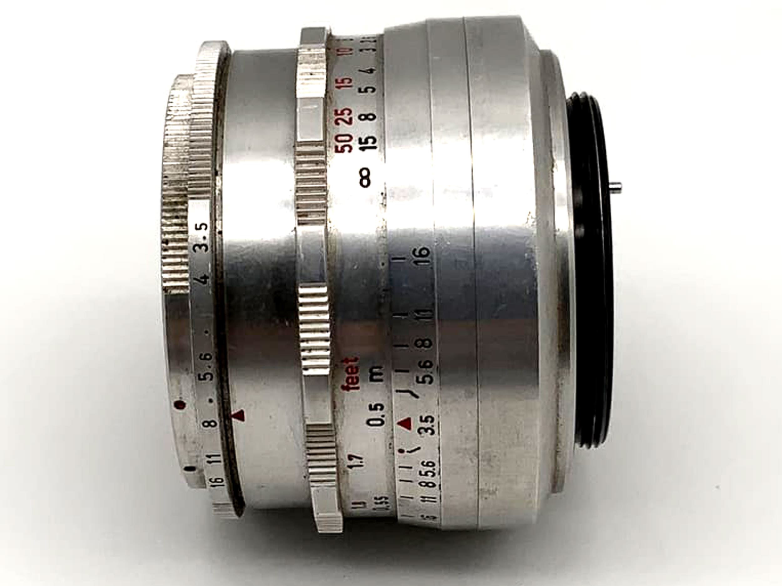 Meyer Optik Görlitz Primotar E lens M42 analog 50mm f/3.5 red V