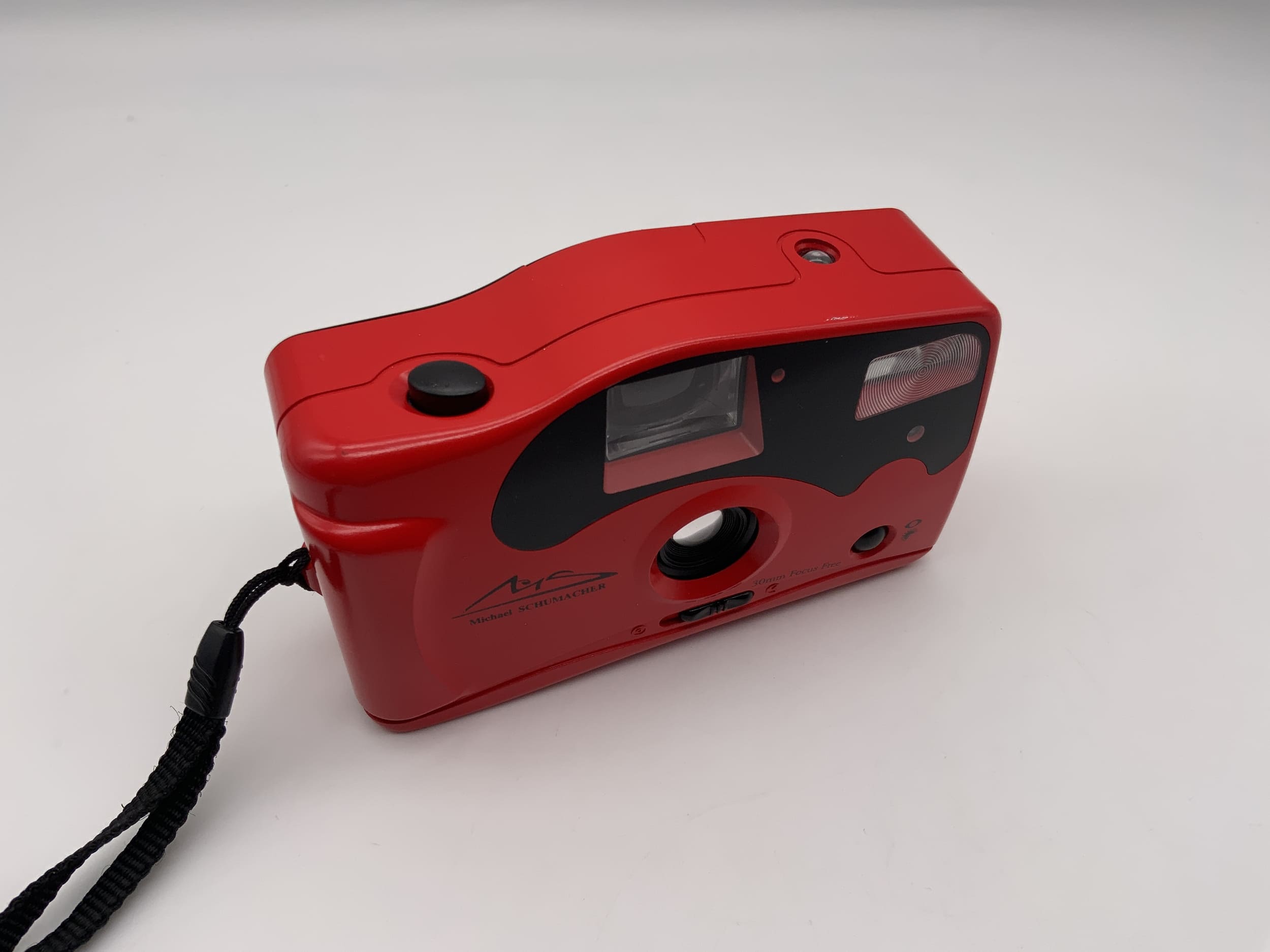 Michael Schumacher analog camera, compact camera, 35mm, autofocus, point &amp; shoot