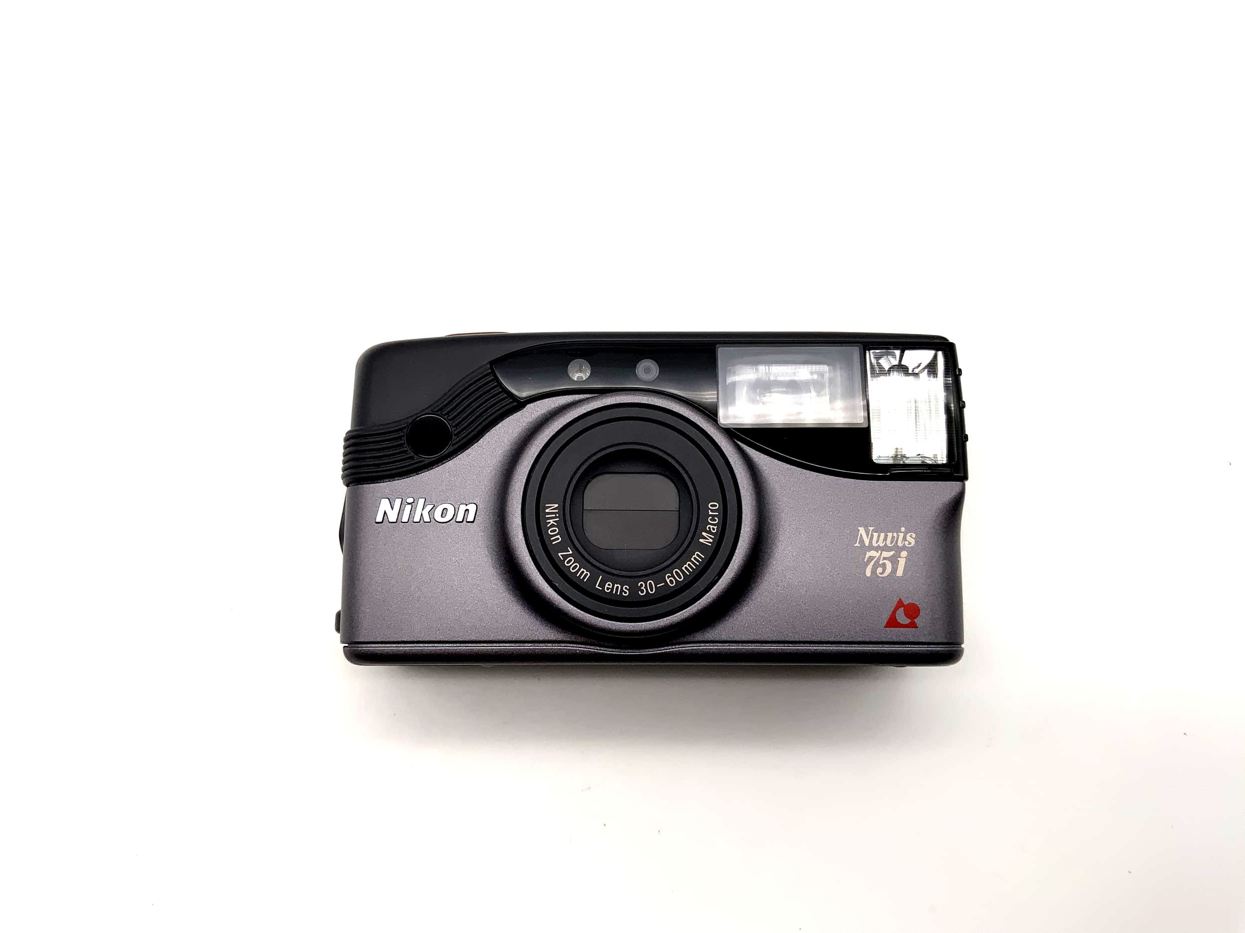 Nikon Nuvis 75i compact camera with Nikon Zoom Lens 30-60mm Macro, silver