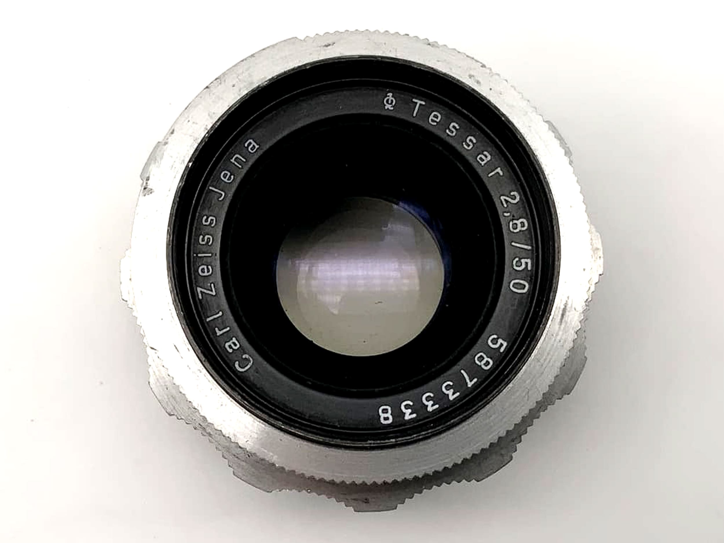 Carl Zeiss Jena Tessar f/2.8 50mm lens, analog Exa mount