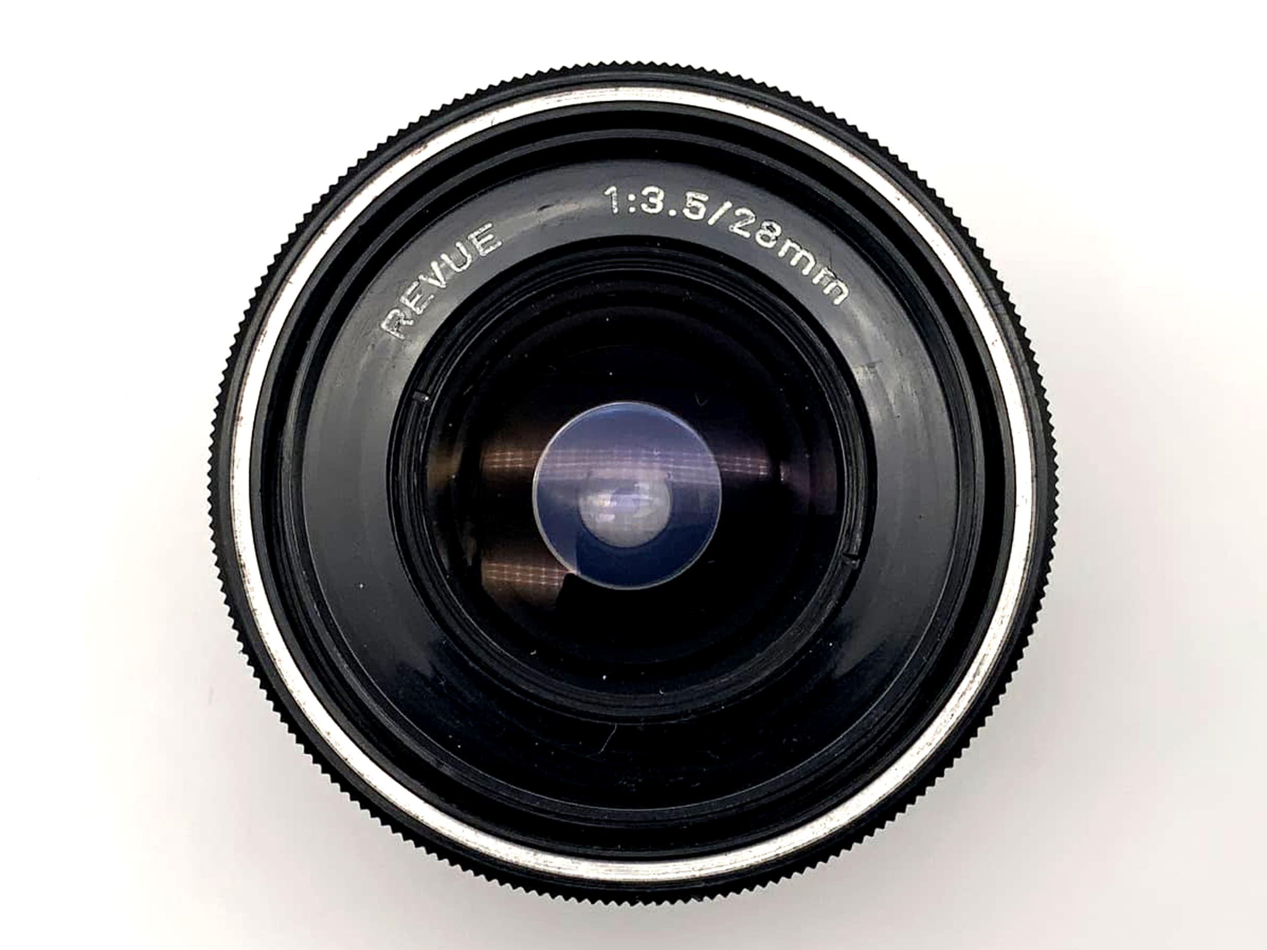 Revue wide-angle 1:3.5 28mm lens, manual analog lens (M42)