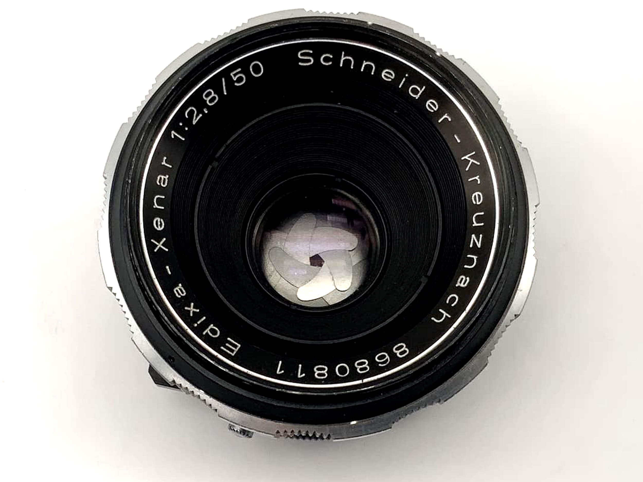 Schneider Kreuznach Edixa Xenar 1:2.8 50mm Zebra lens analog lens (M42)