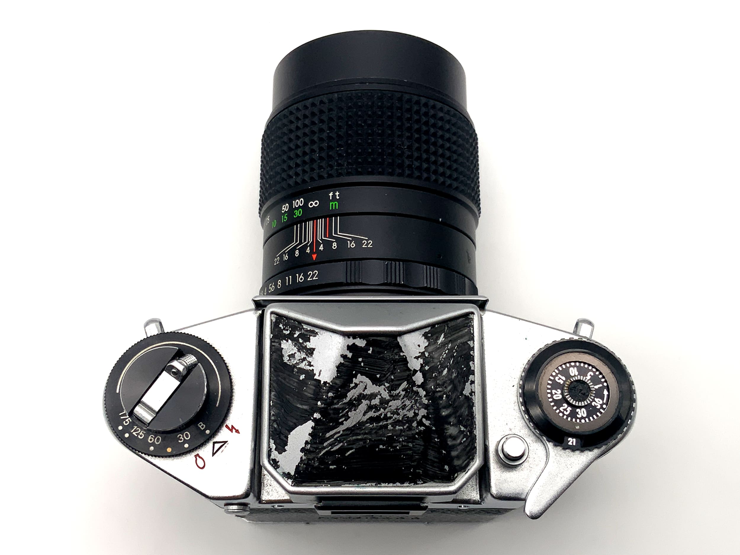 Exakta EXA 1b with Porst Tele 2.8 135mm lens, 35mm analog SLR camera