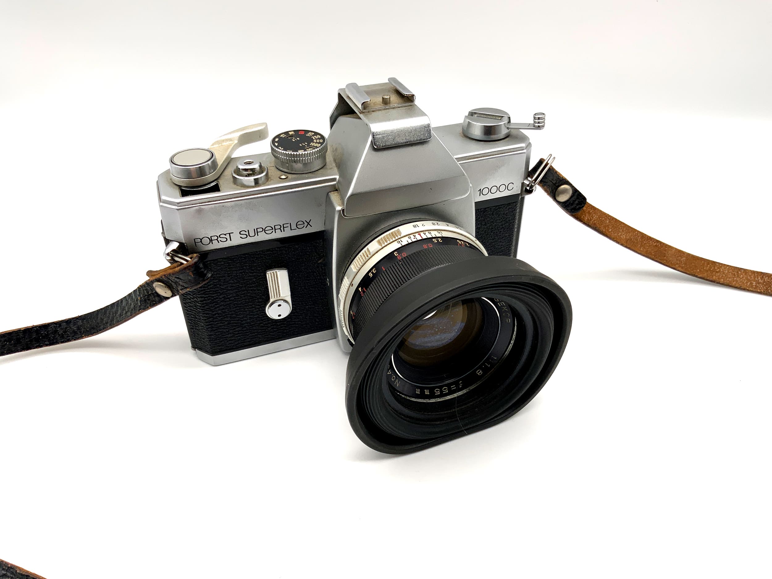 Porst Superflex 1000C !Beli defective! with Mamiya Sekor 1:1.8 55mm lens