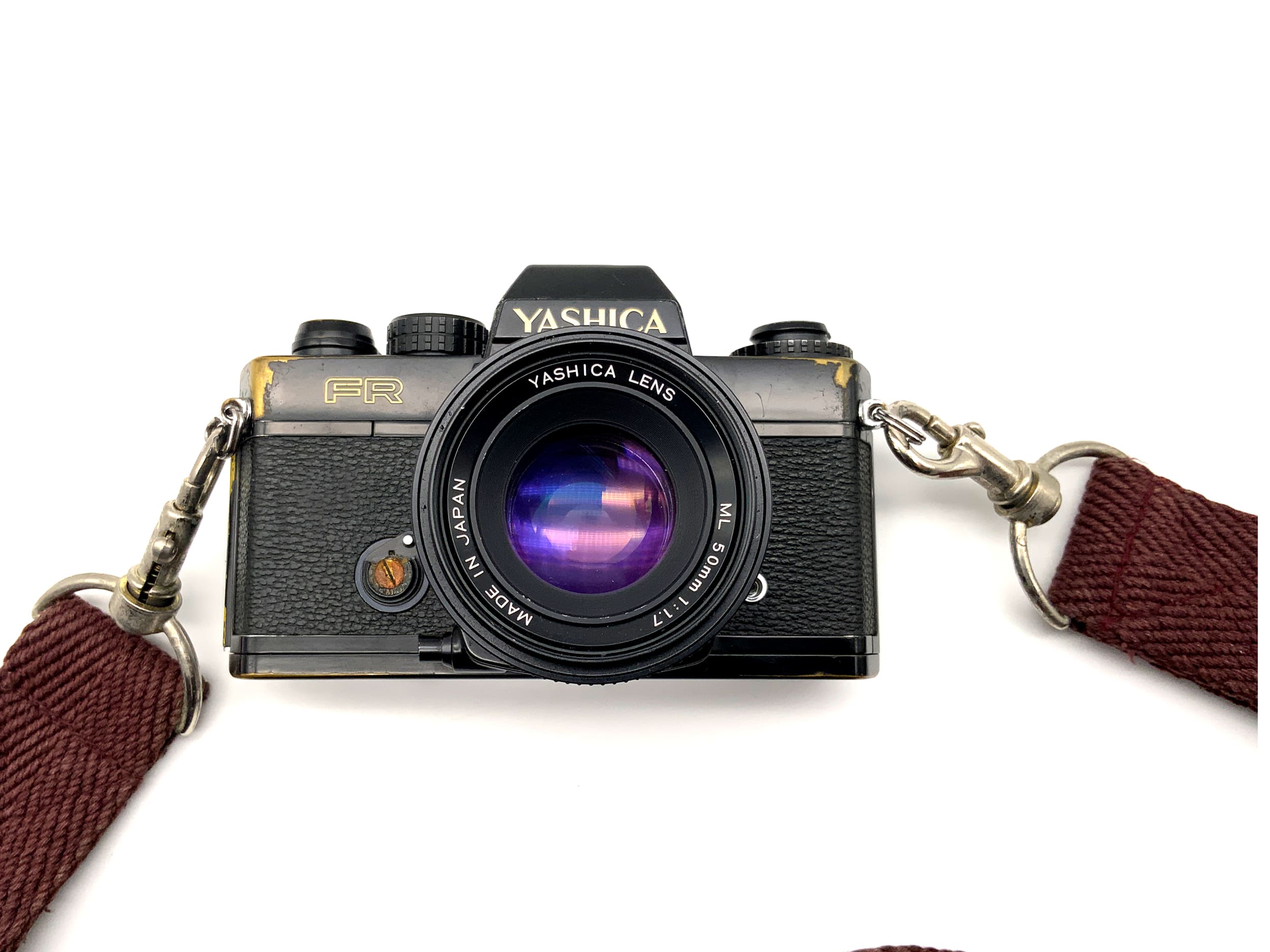 Yashica FR SLR camera! Light meter defective! with Yashica ML 50mm 1:1.7 lens