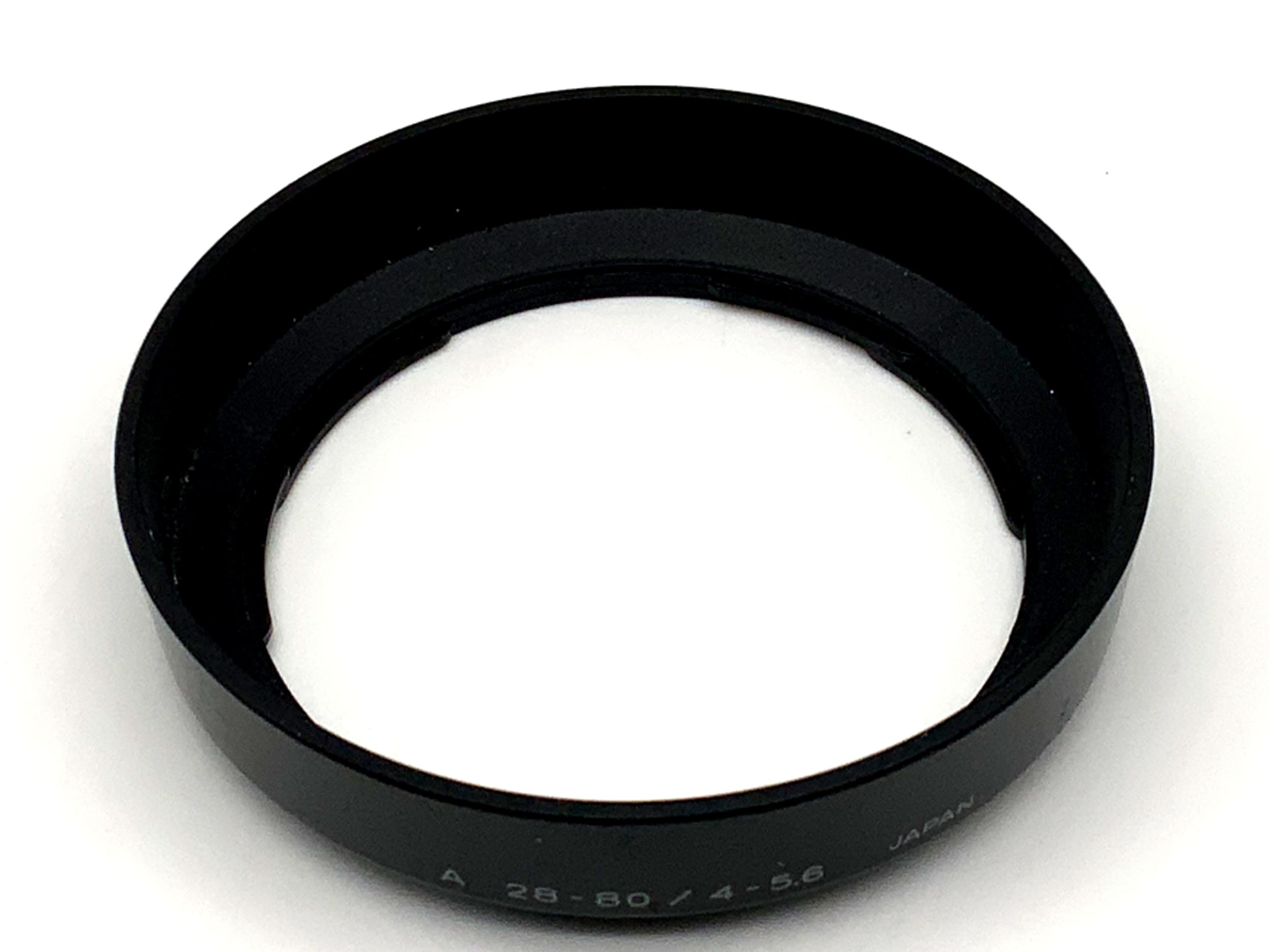 Lens hood for Minolta A 28-80 / 4.0-5.6 28-80mm lens, black