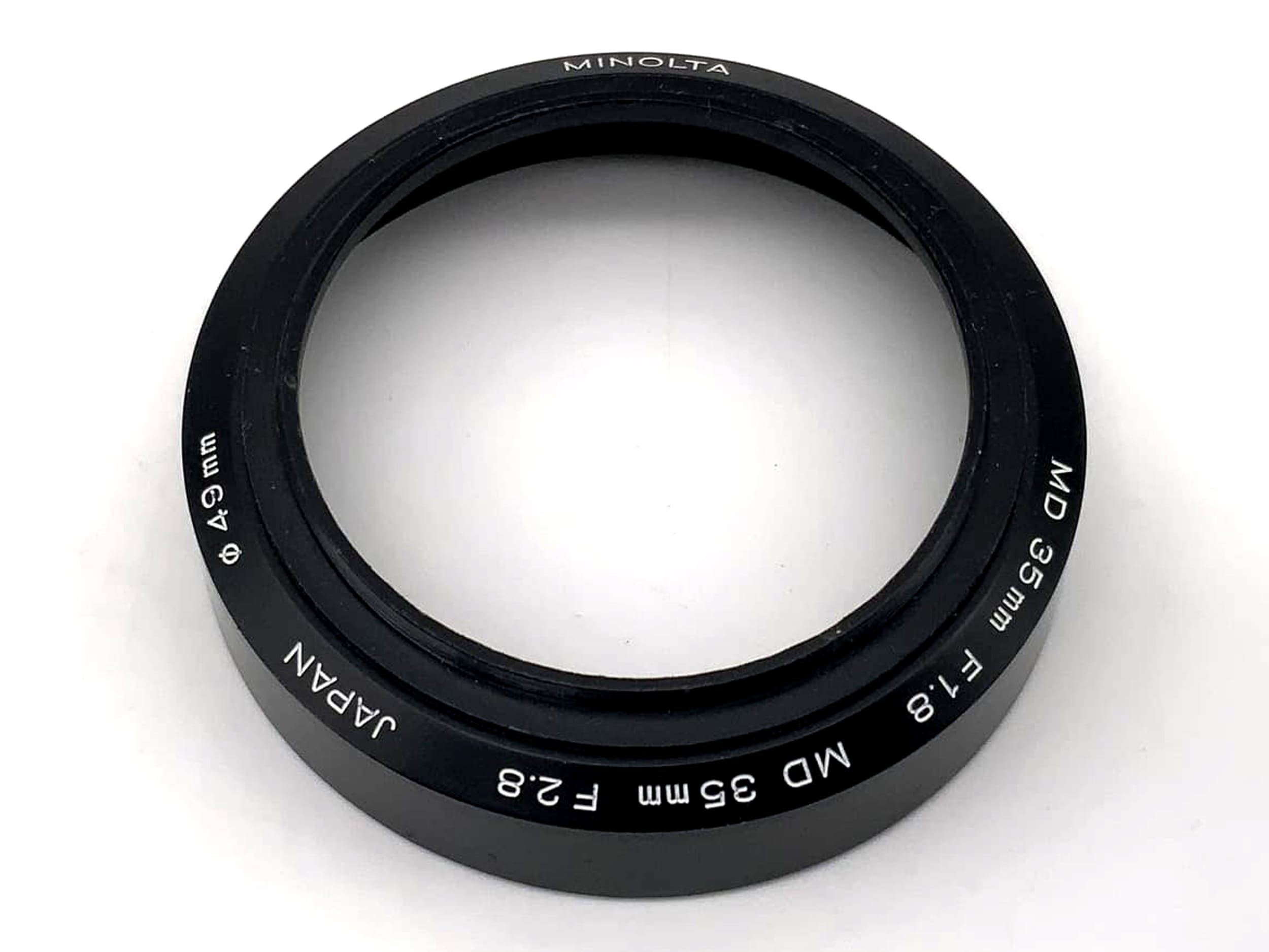 Lens hood for Minolta MD 35mm F1.8 / MD 35mm F2.8 49mm lens hood