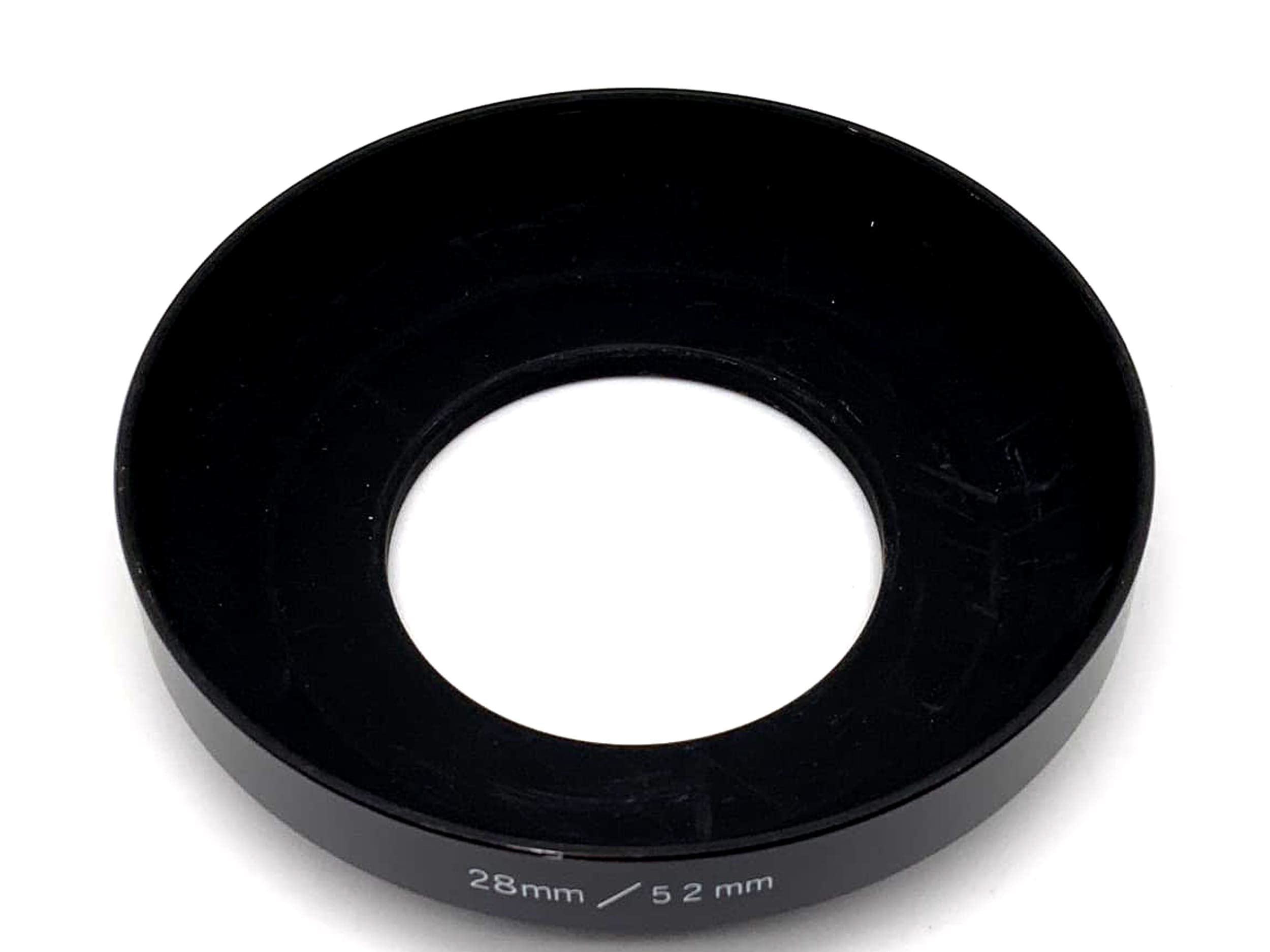 28mm / 52mm metal lens hood