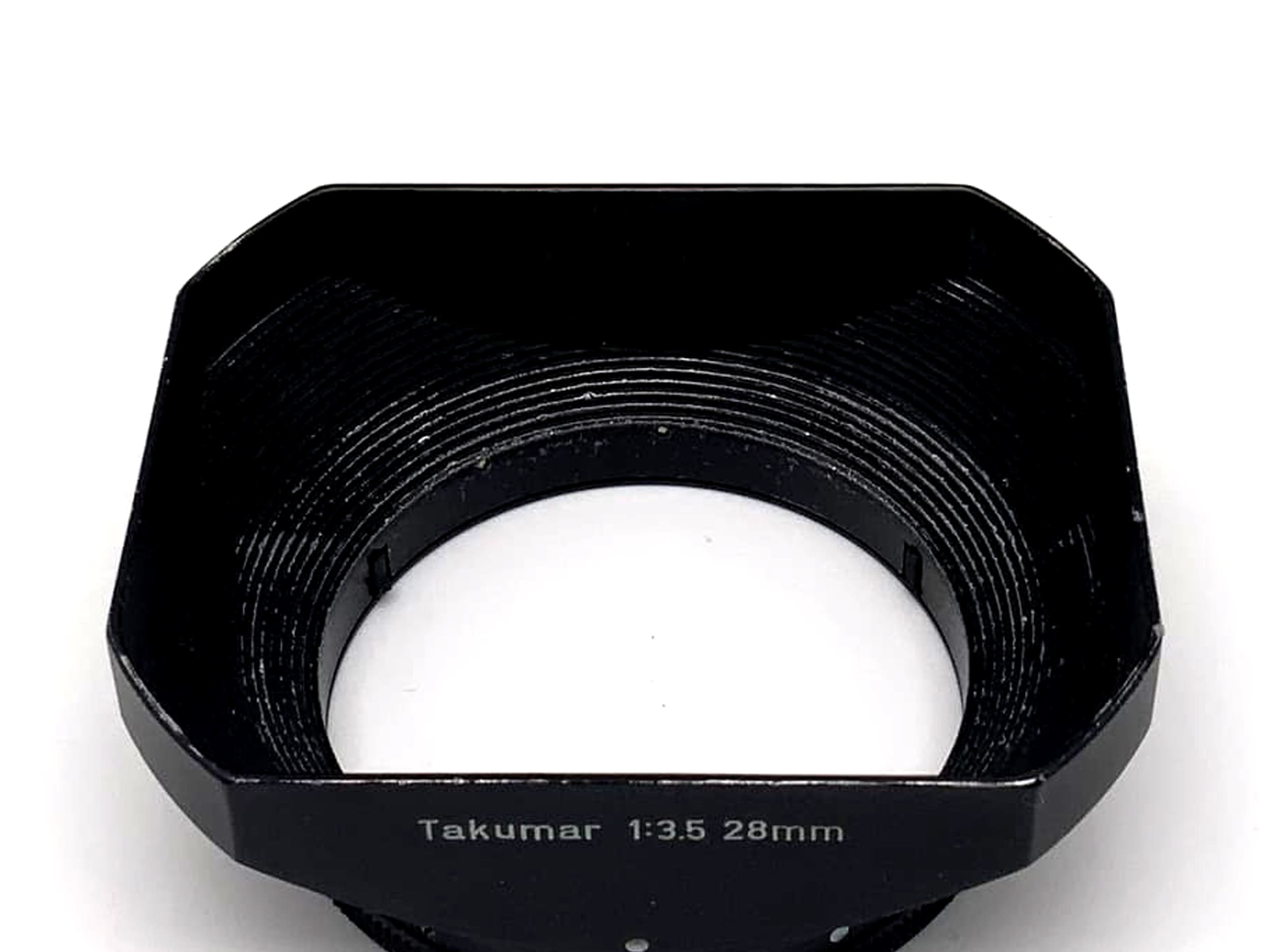 Asahi Pentax lens hood Takumar 1:3.5 28mm metal lens hood sunshade