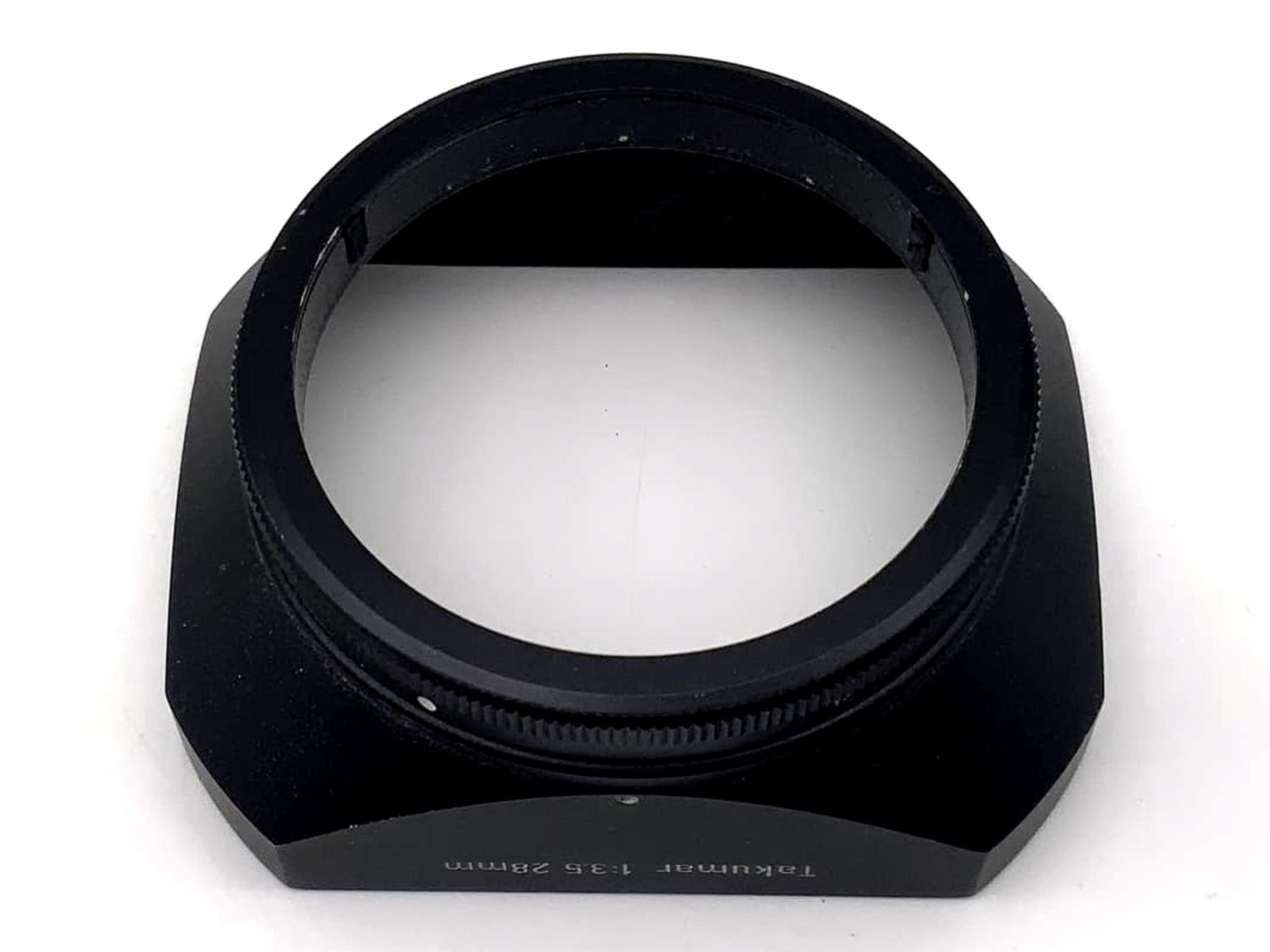 Asahi Pentax lens hood Takumar 1:3.5 28mm metal lens hood sunshade
