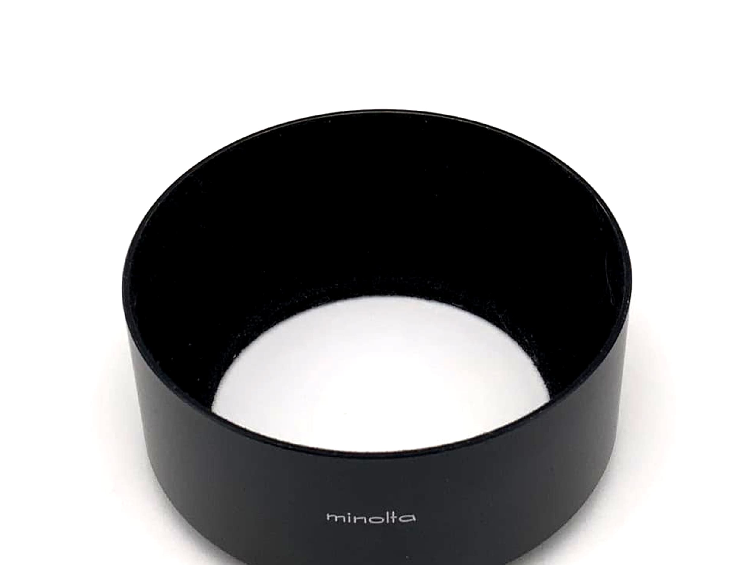 Minolta MD 75-200mm F4.5 lens hood, metal, sunshade