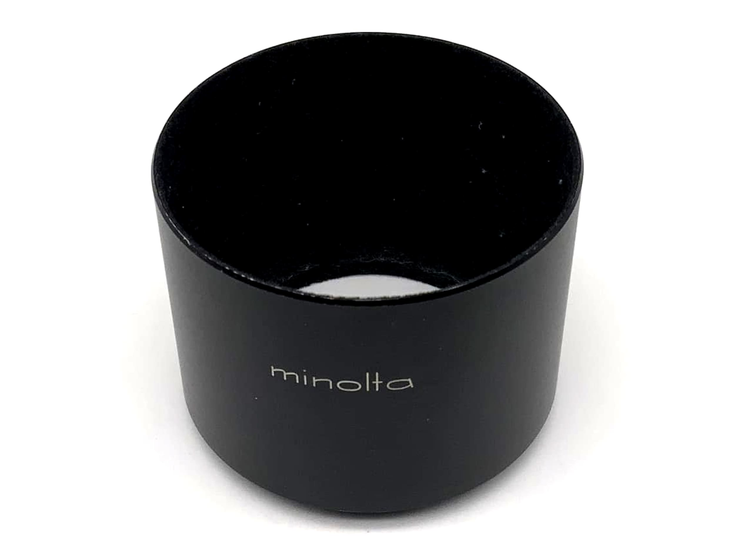 Minolta MD 100-200mm F5.6 lens hood, metal, sunshade