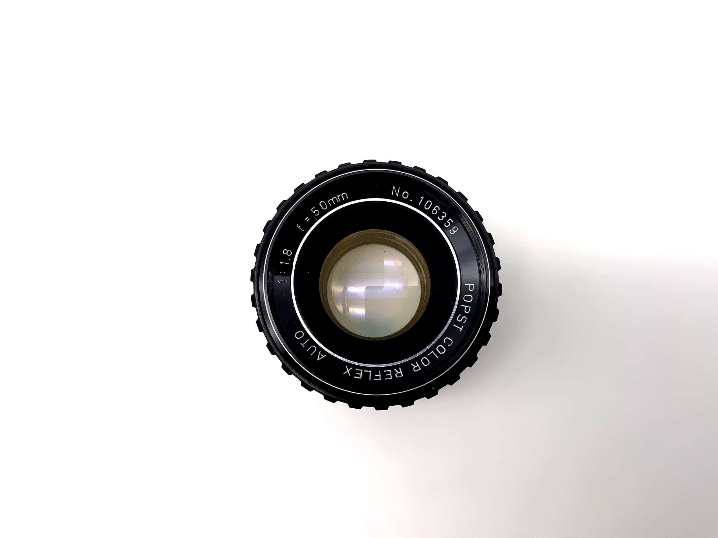 Porst 50mm 1:1.8 Color Reflex Auto Camera Lens (M42)