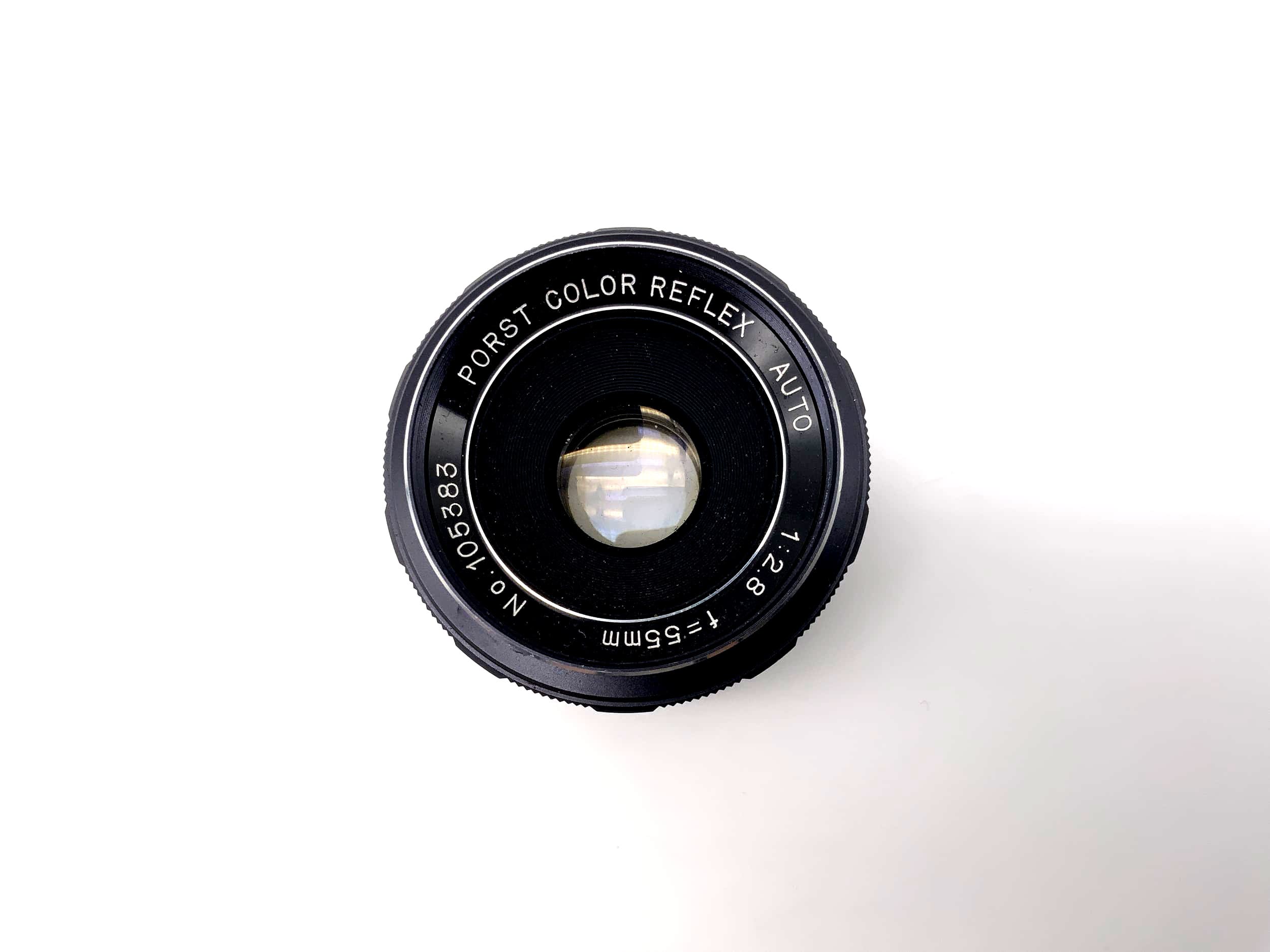Porst 55mm 1:2.8 Color Reflex Camera Lens (M42)