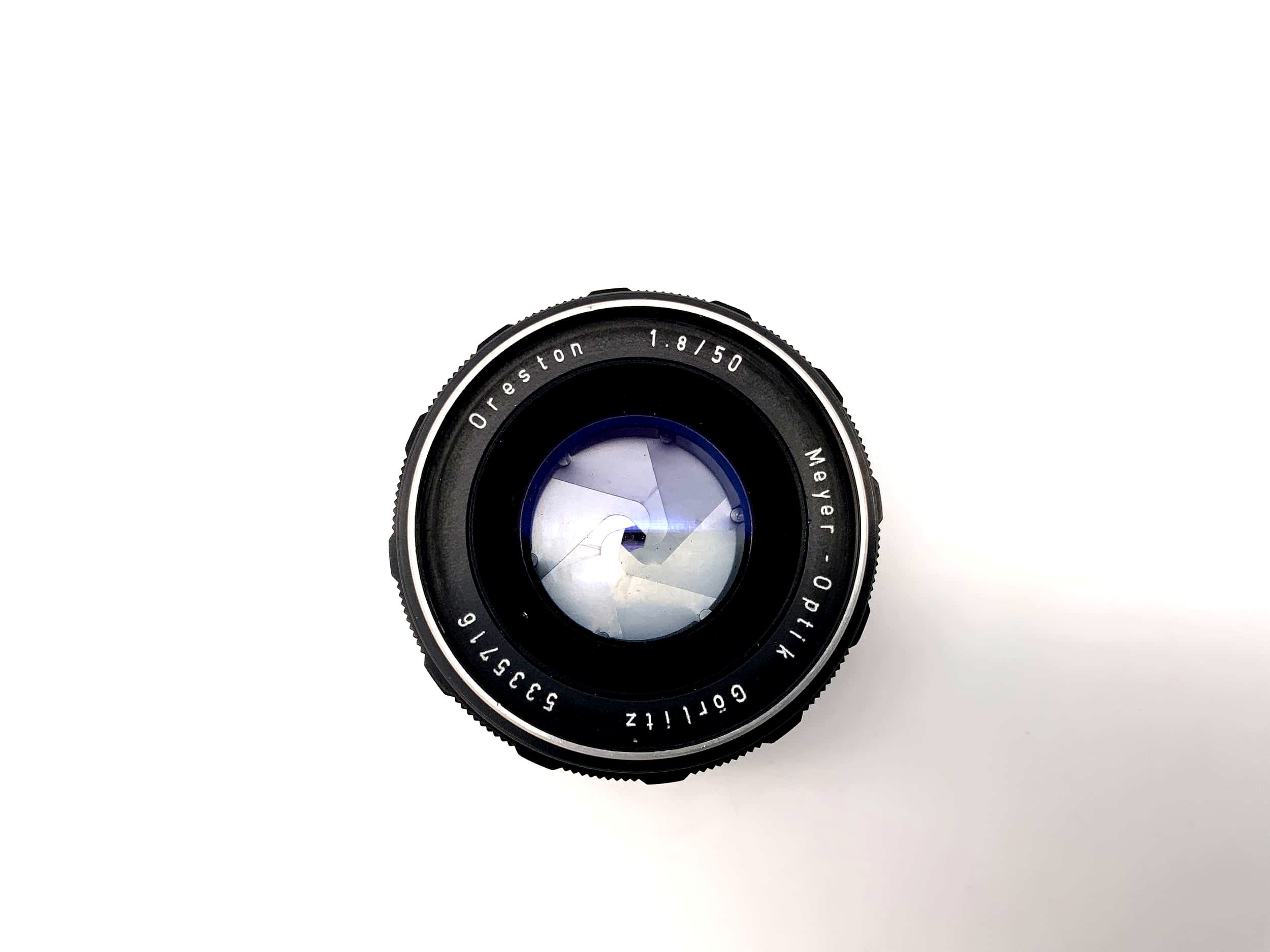 Meyer Optik Görlitz 50mm 1:1.8 lens Oreston camera lens (M42)
